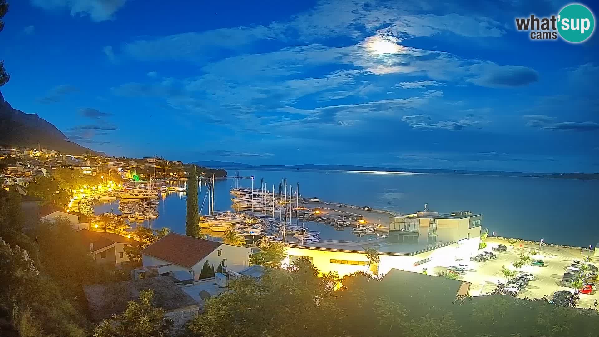 Panoramic view of Baška Voda