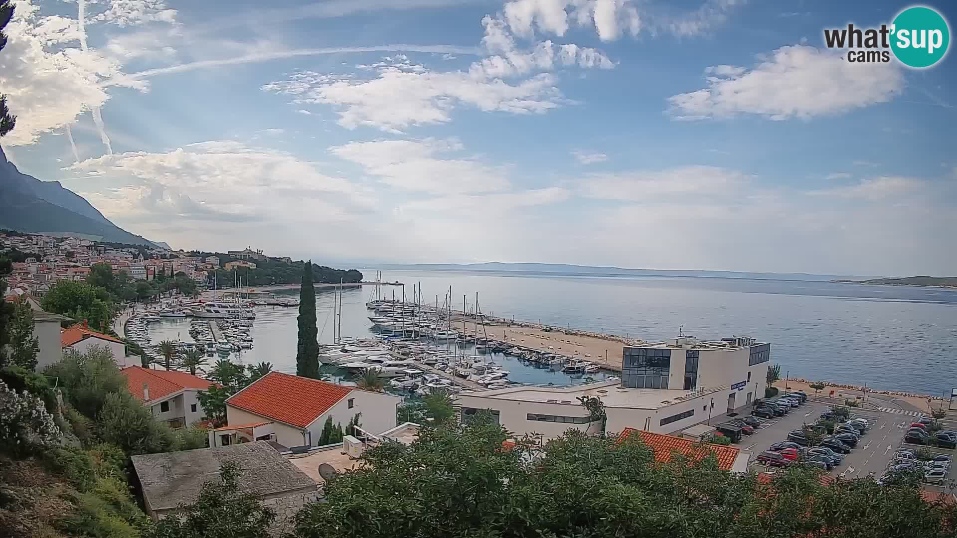 Panoramic view of Baška Voda
