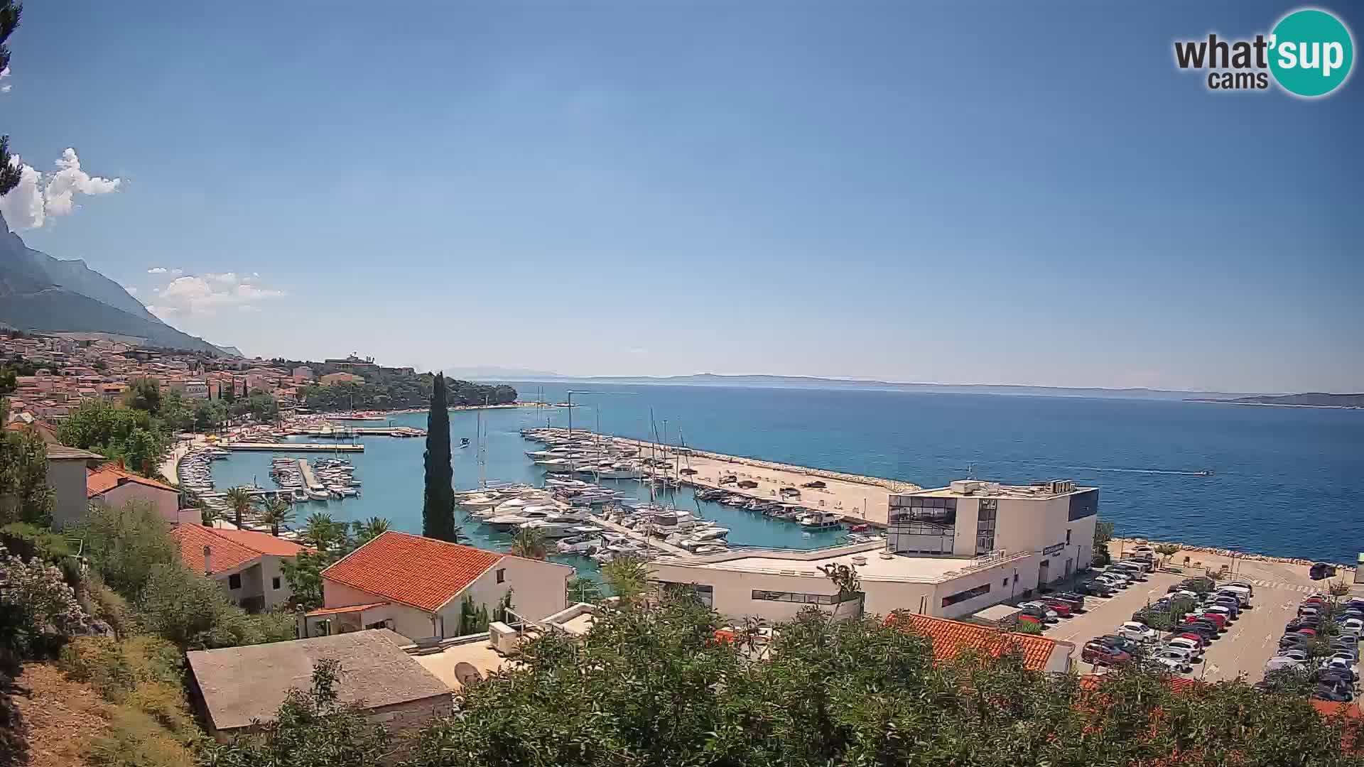 Panoramic view of Baška Voda