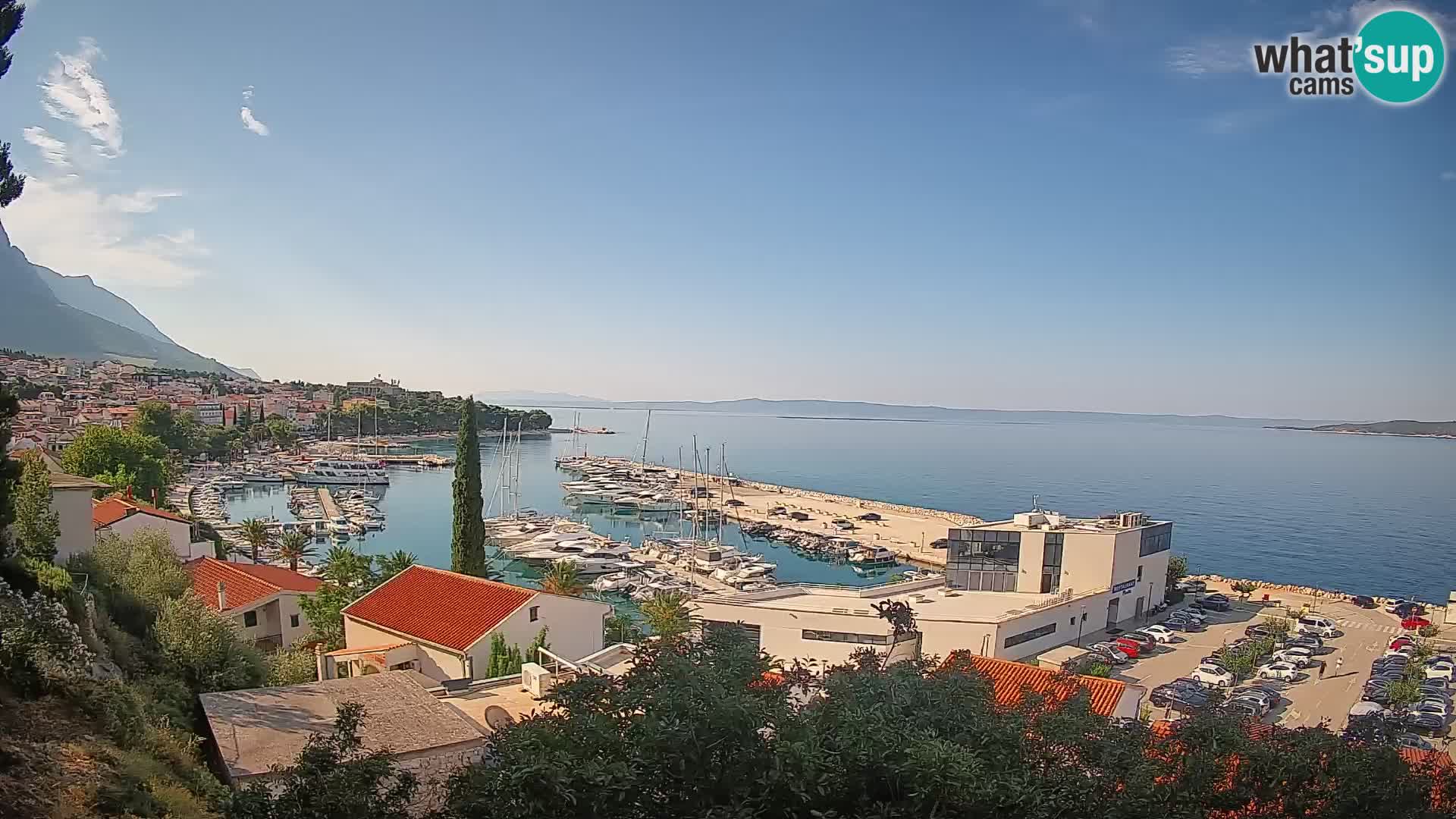 Panoramic view of Baška Voda