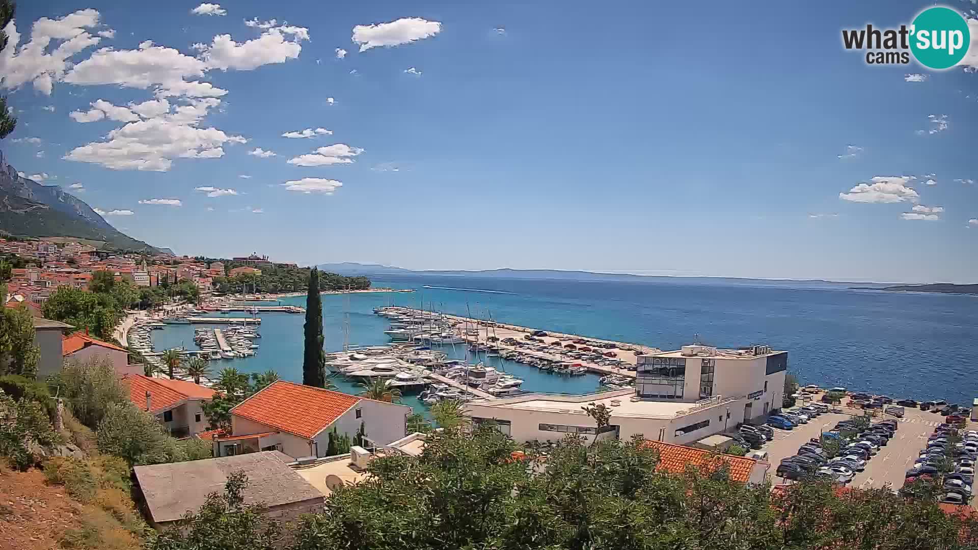 Blick auf Baska Voda