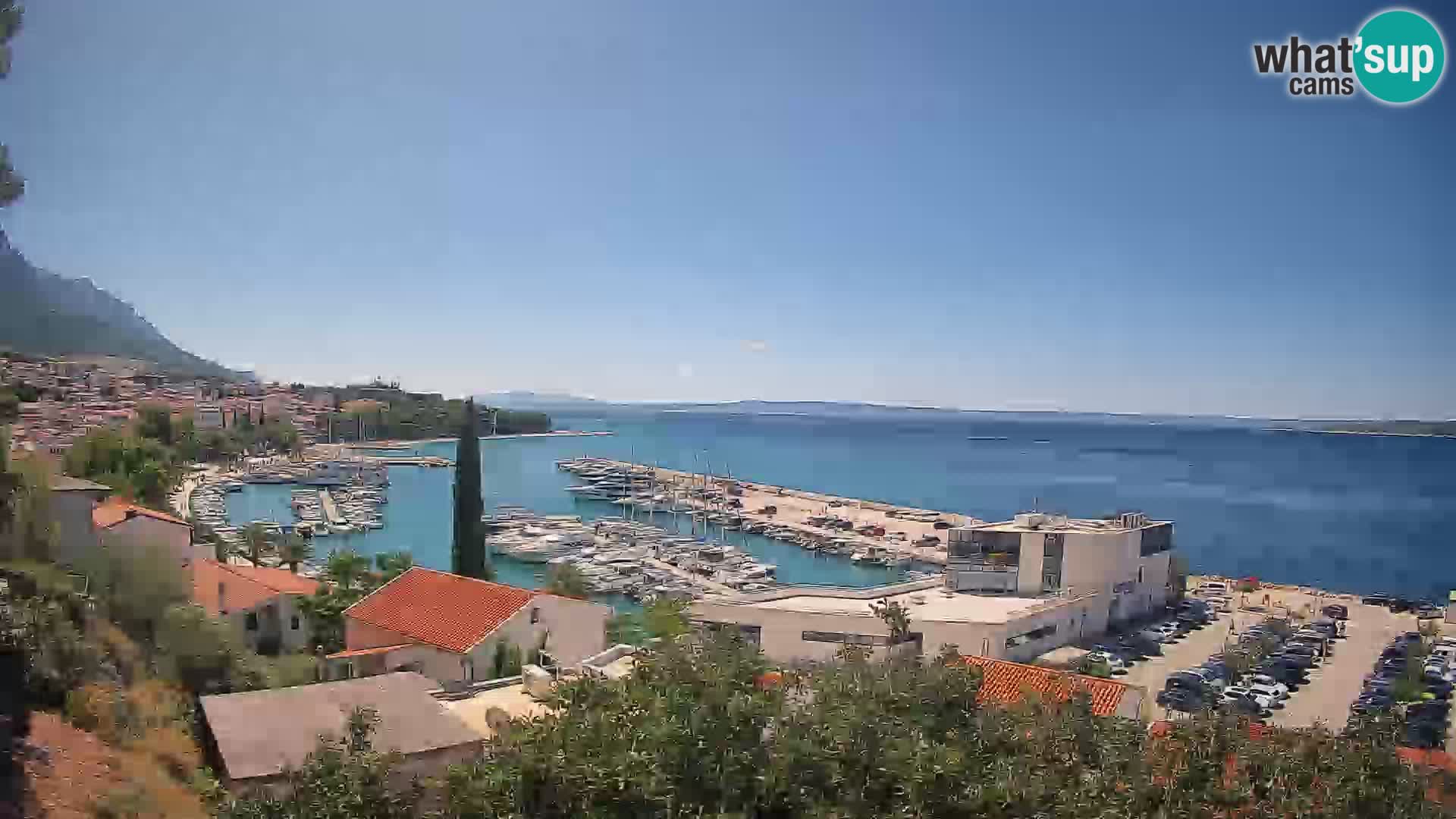 Panoramic view of Baška Voda