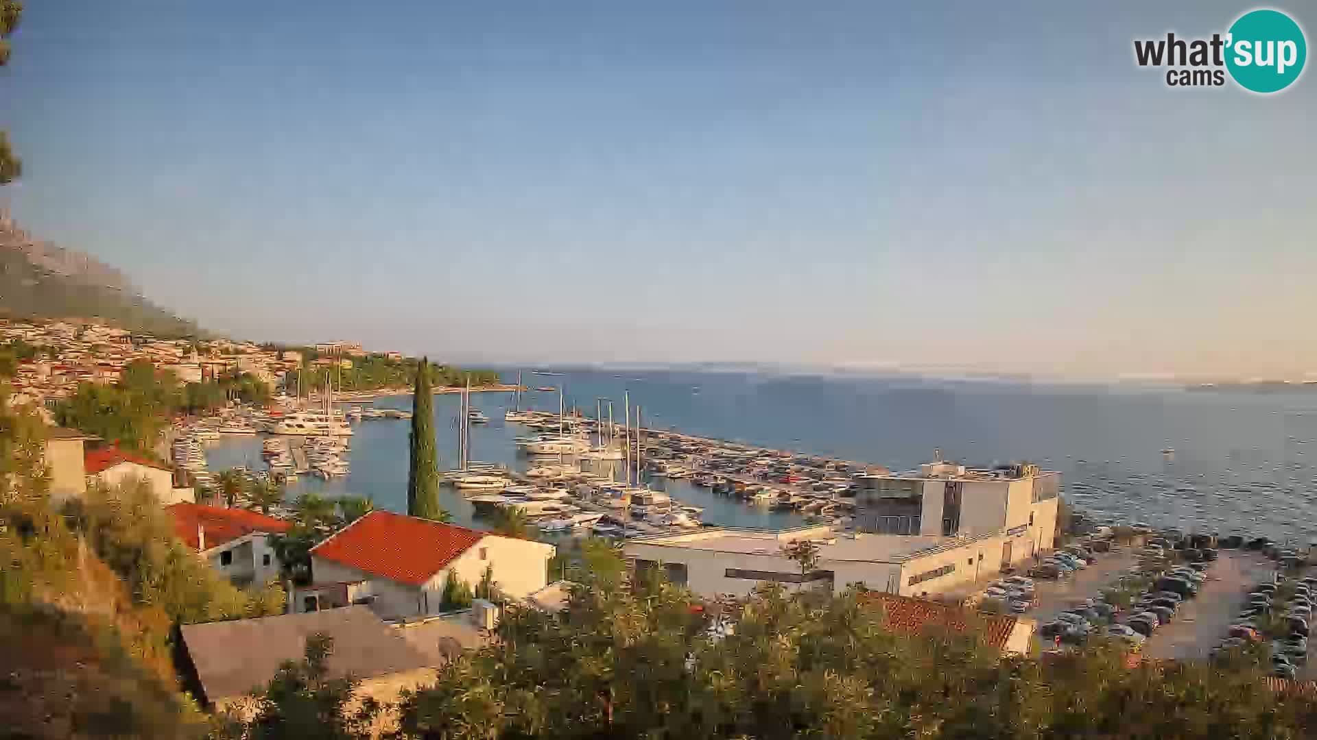 Panoramic view of Baška Voda