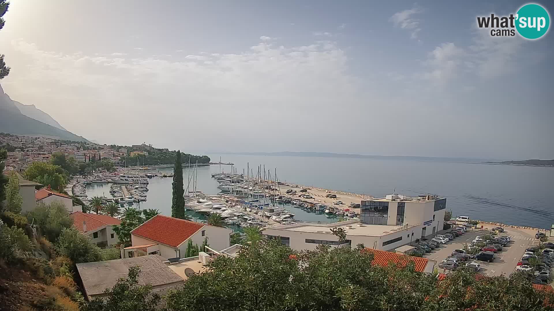 Panoramic view of Baška Voda