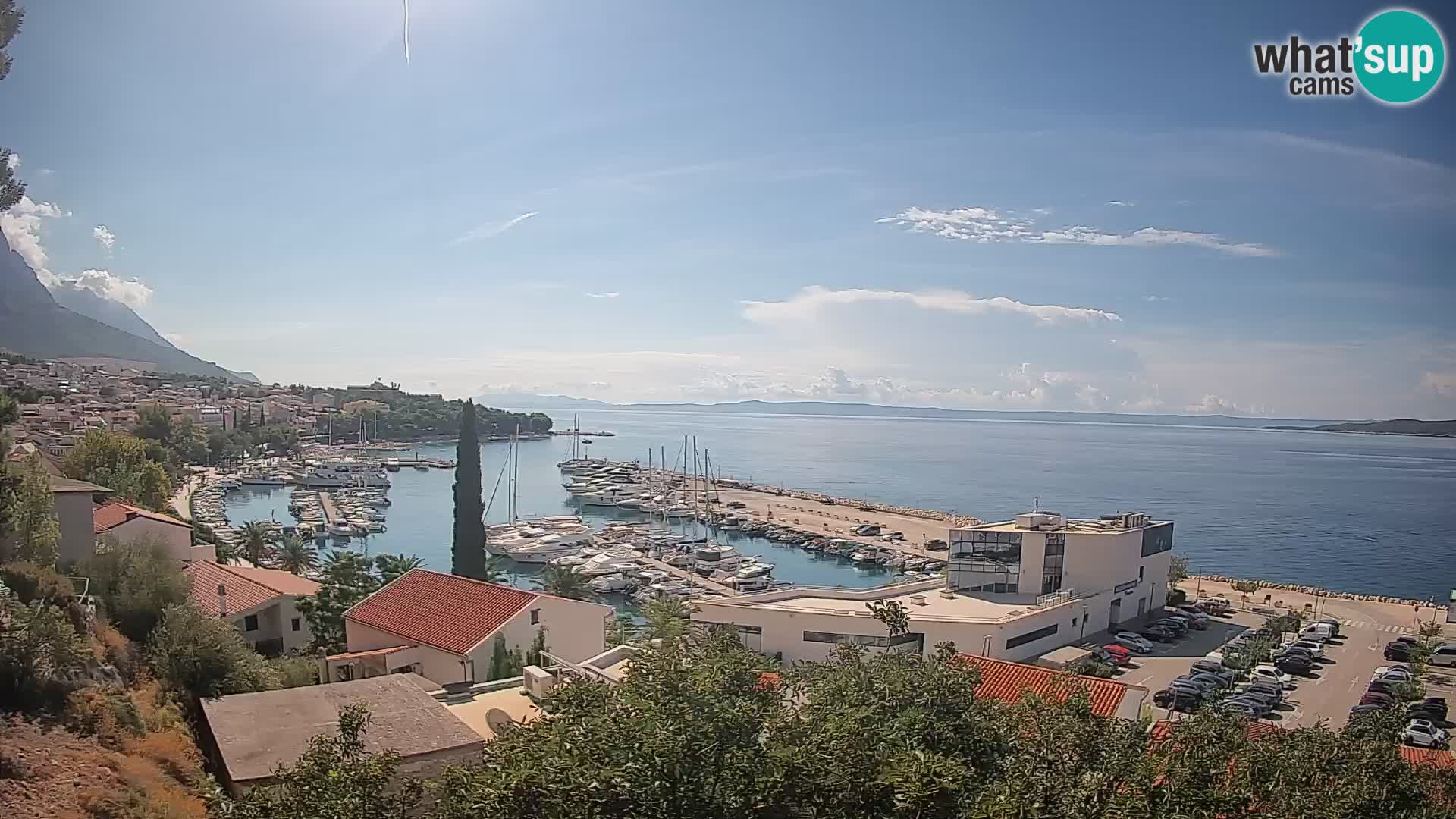 Panoramic view of Baška Voda