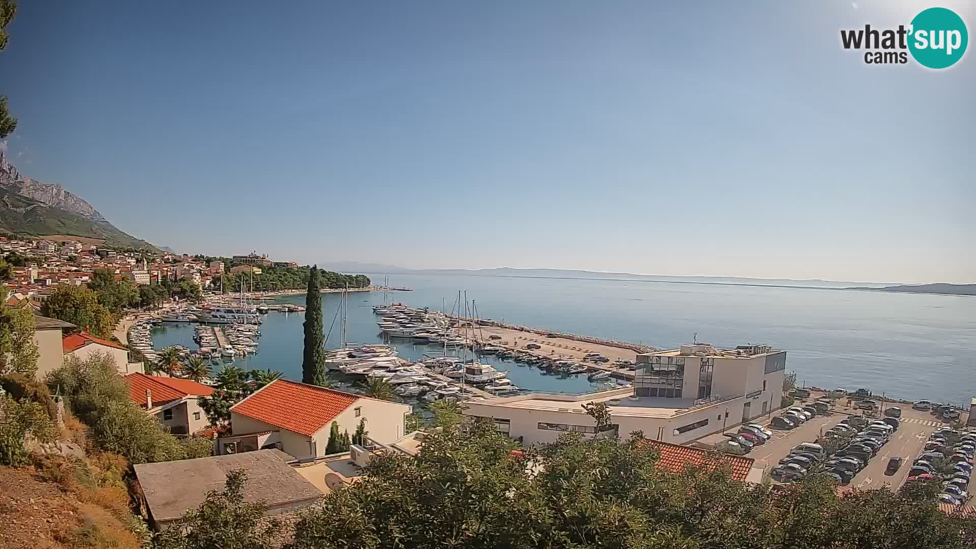Panoramic view of Baška Voda