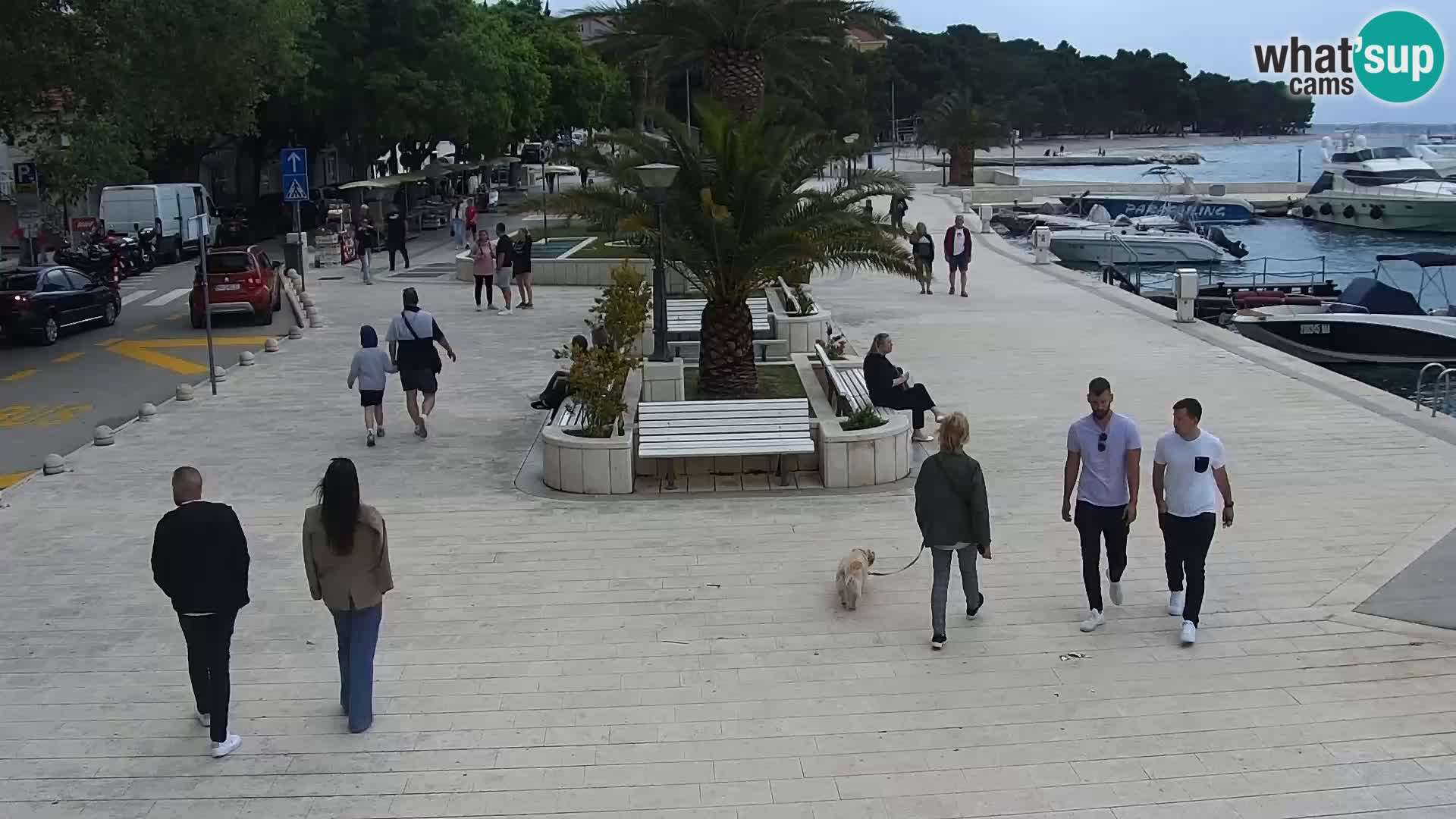 Seaside promenade in Baška Voda