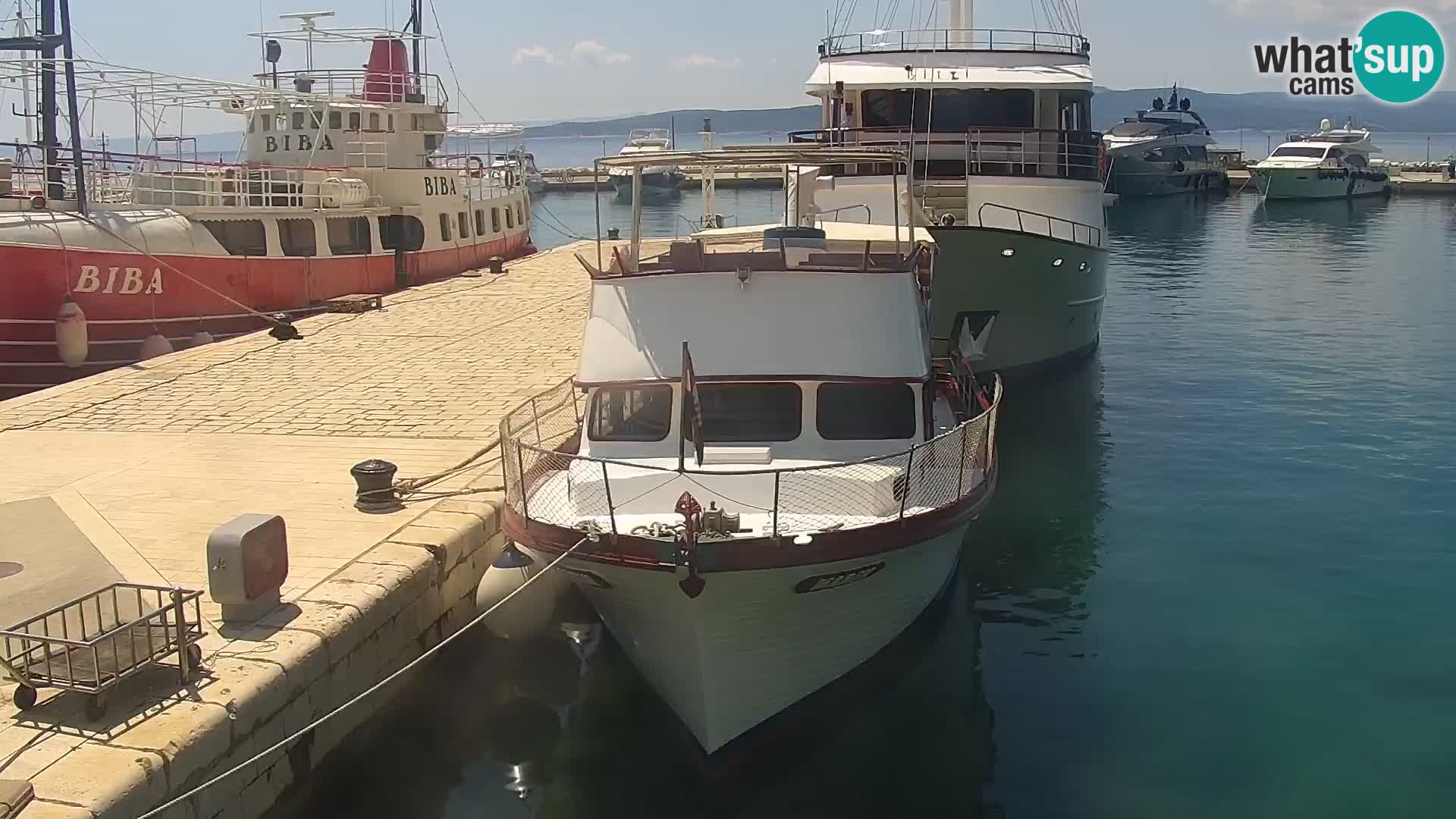 Live webcam Seaside promenade in Baška Voda