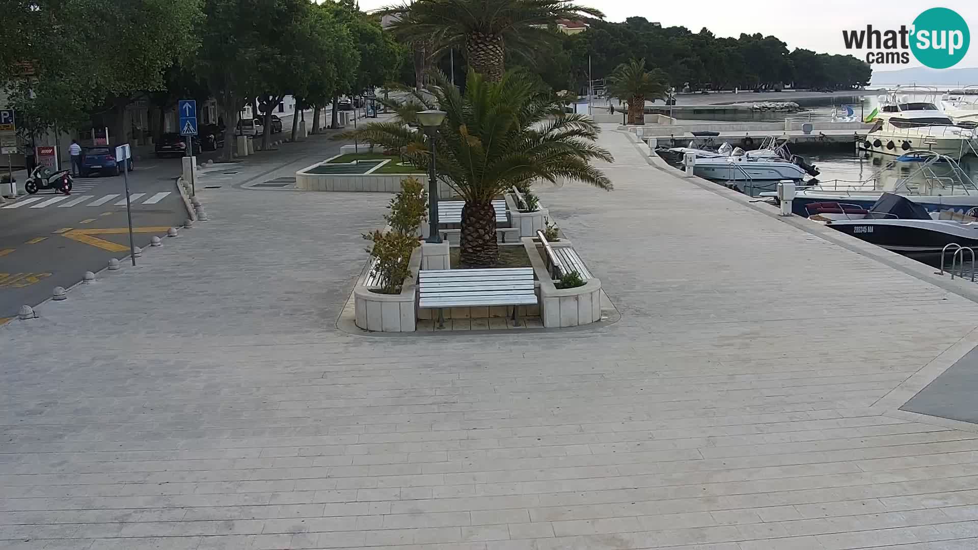 Live webcam Seaside promenade in Baška Voda