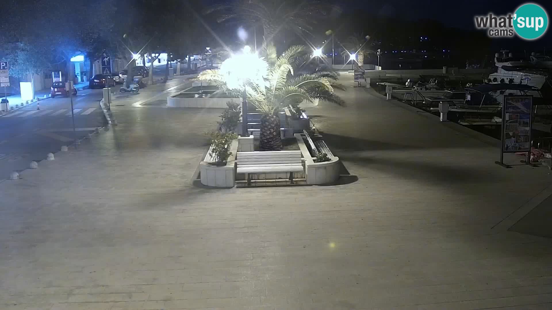 Live webcam Seaside promenade in Baška Voda