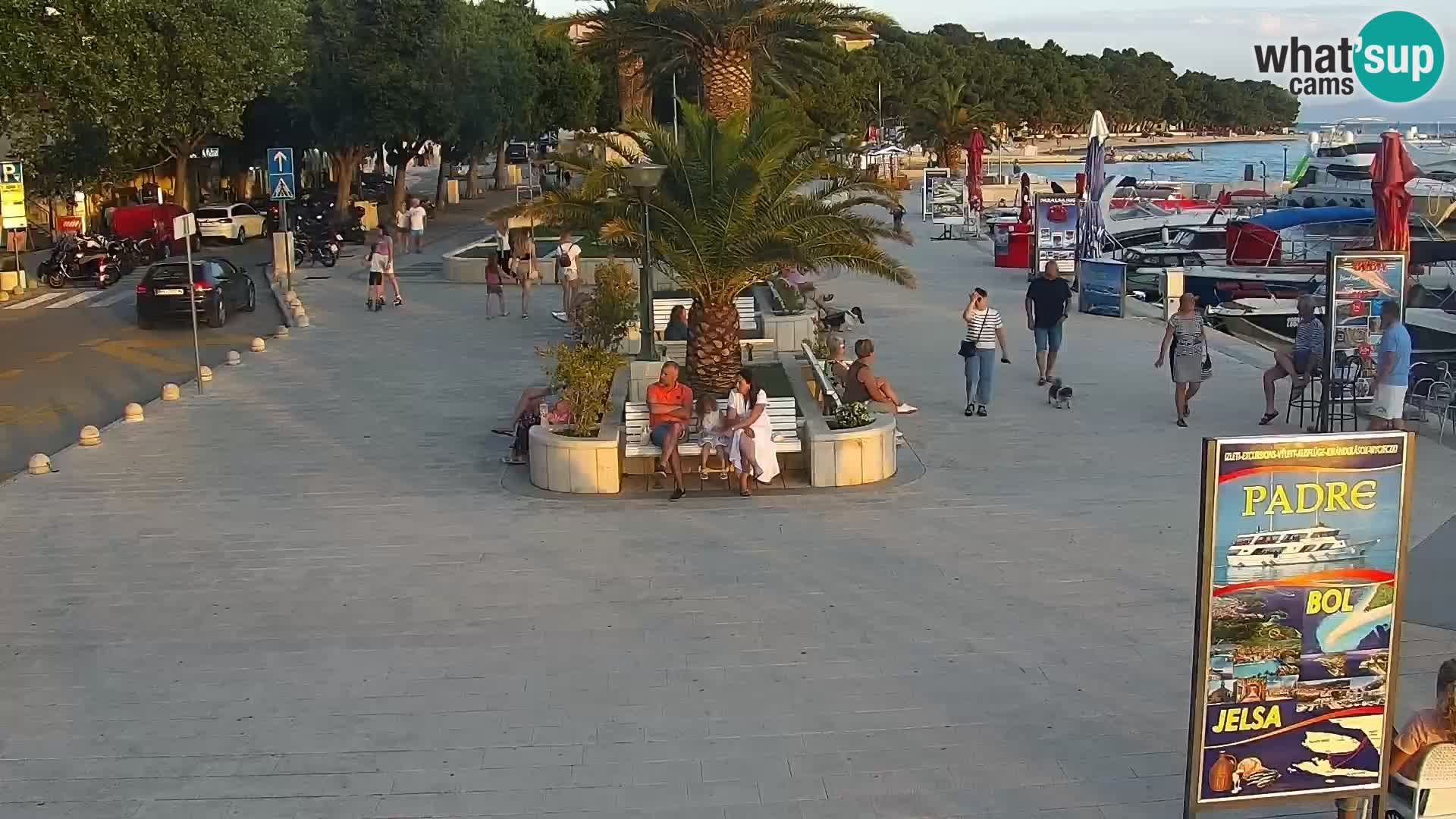 Promenade in Baška Voda