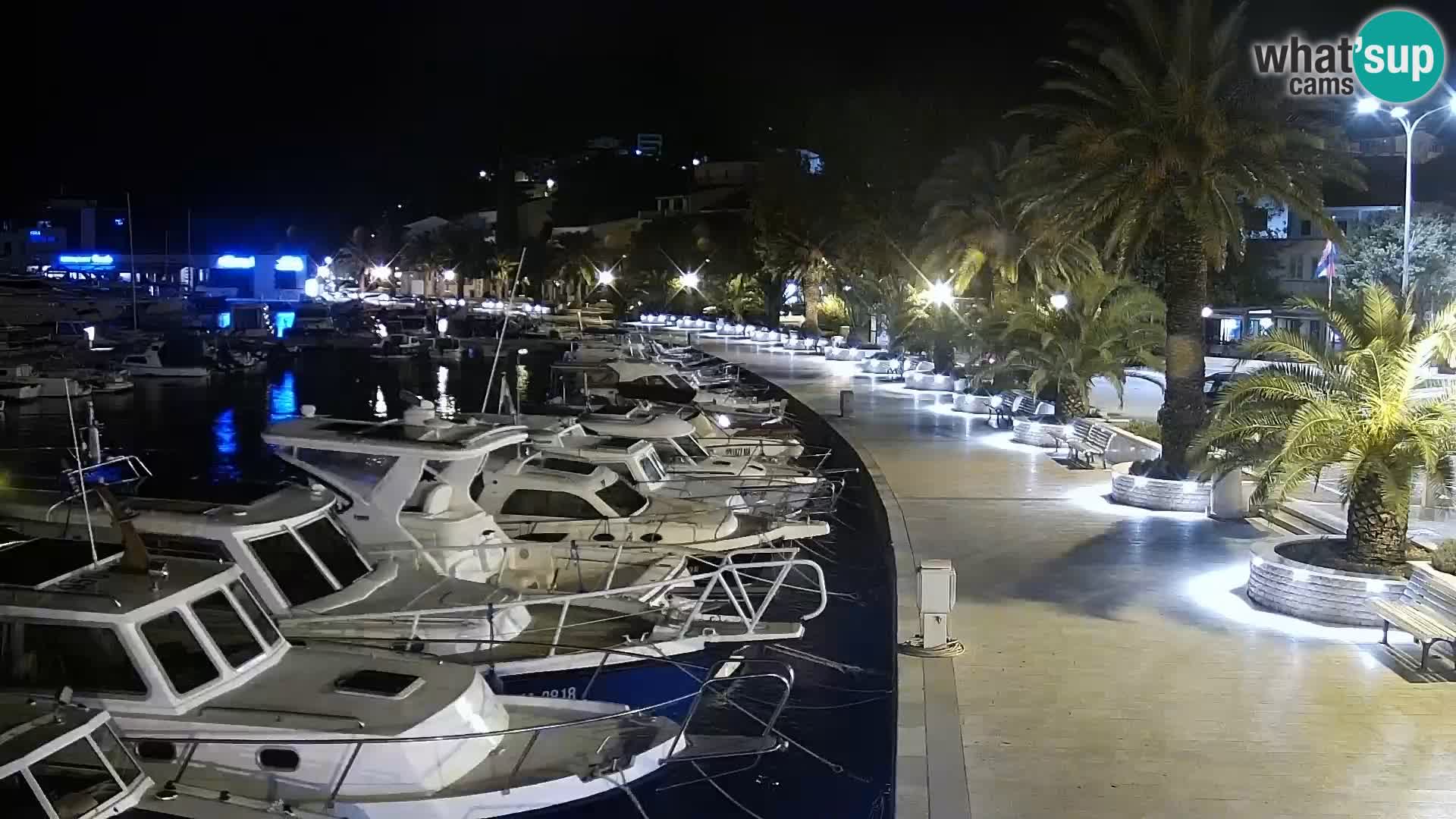 Live webcam Seaside promenade in Baška Voda