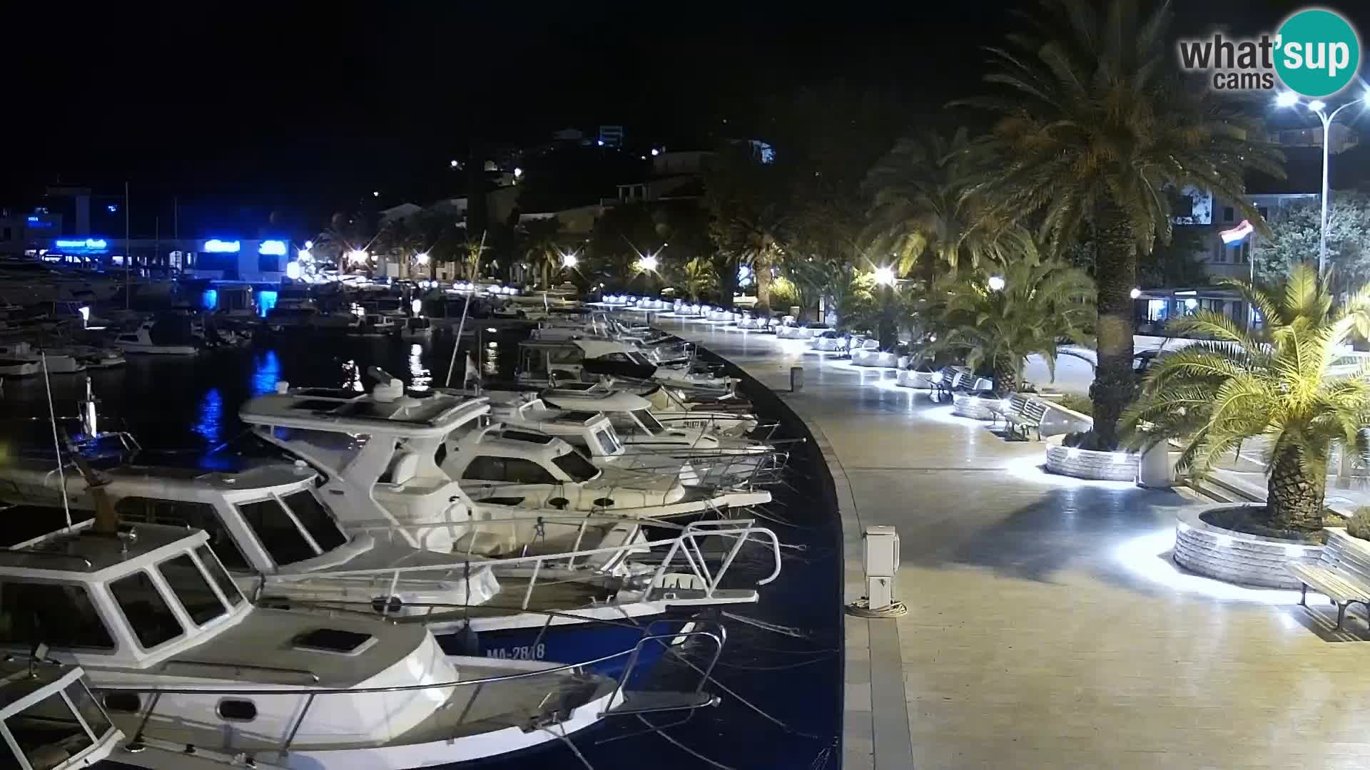 Seaside promenade in Baška Voda