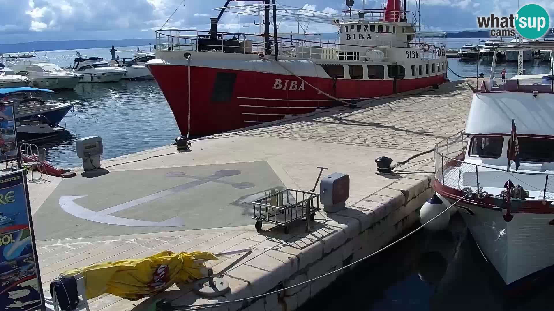 Live webcam Seaside promenade in Baška Voda