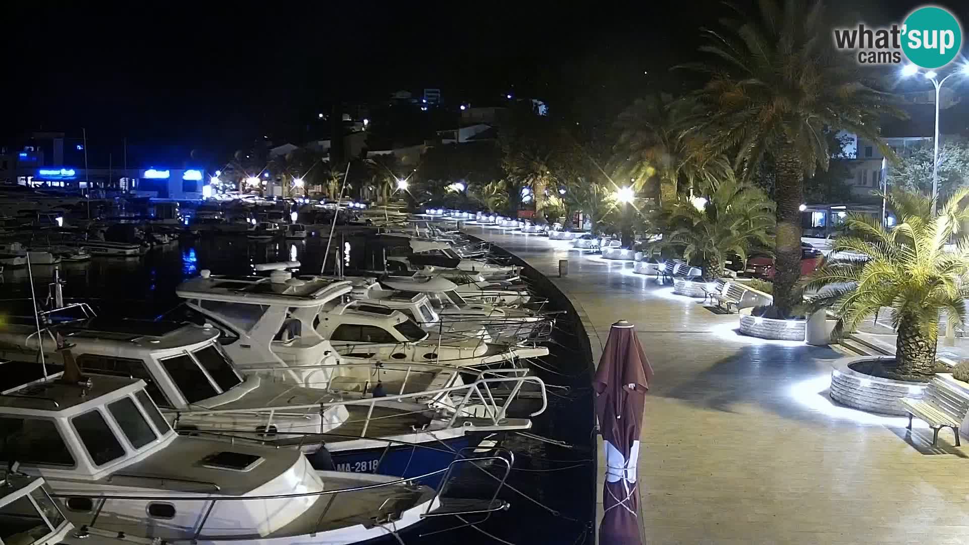 Live webcam Seaside promenade in Baška Voda