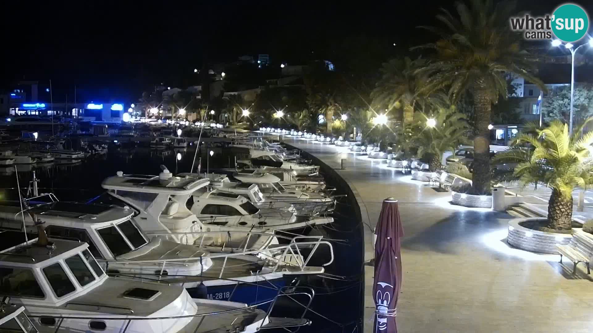 Seaside promenade in Baška Voda