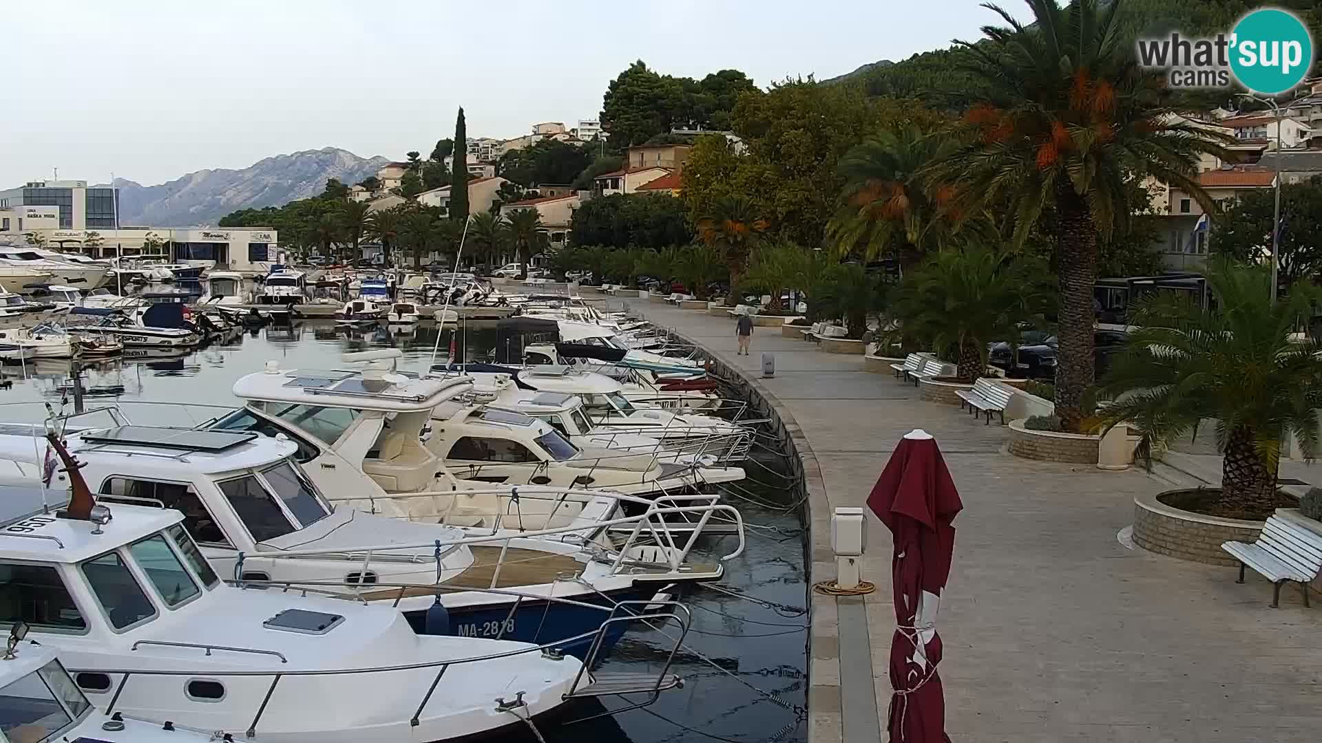 Seaside promenade in Baška Voda