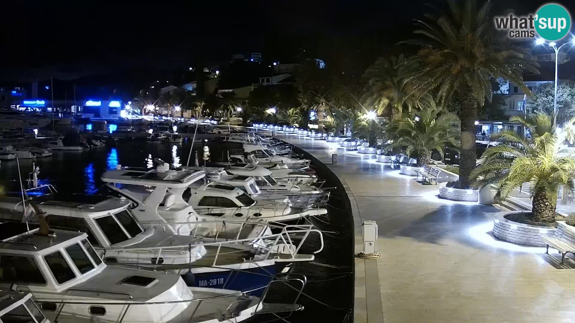 Seaside promenade in Baška Voda