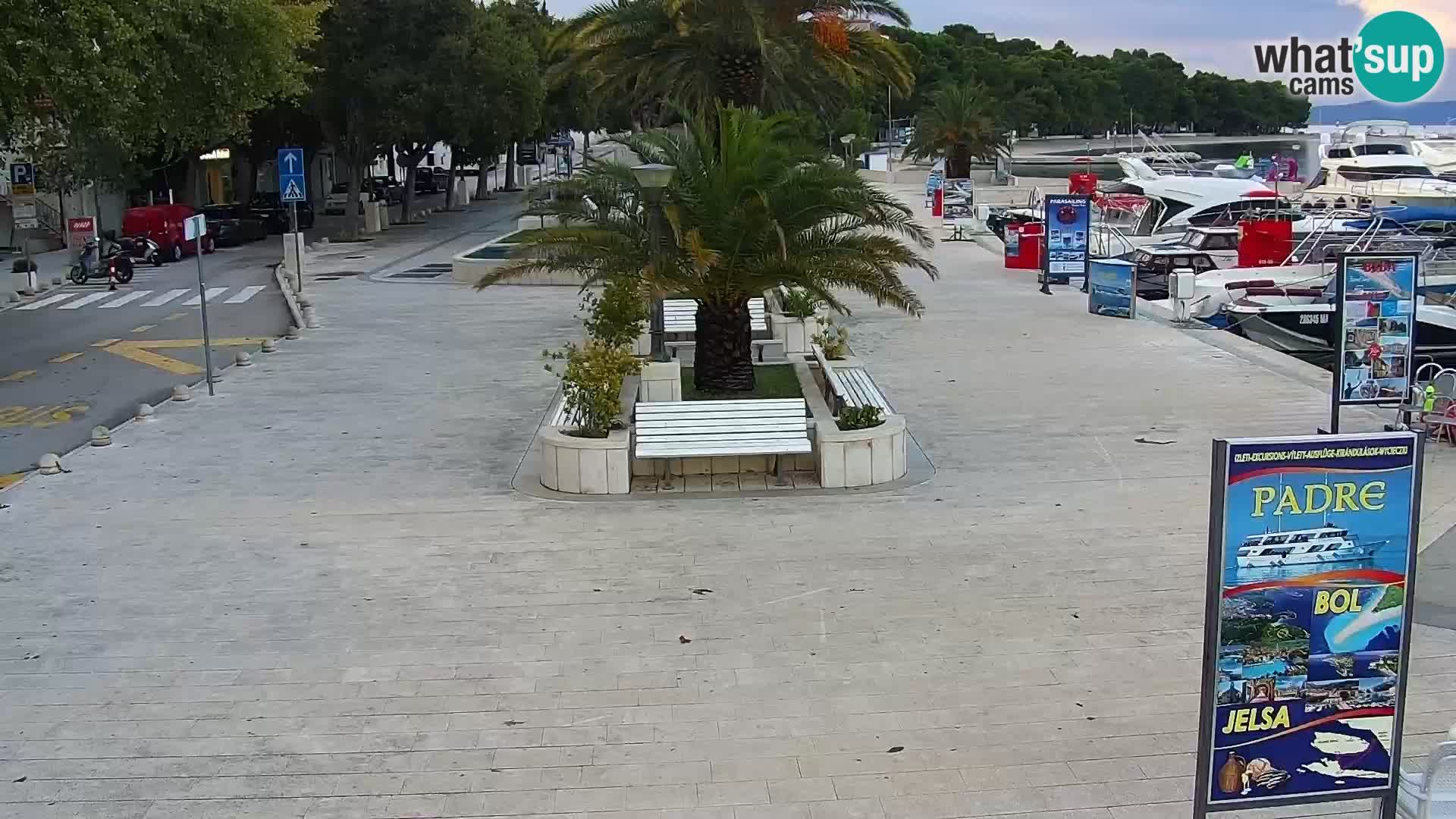 Seaside promenade in Baška Voda