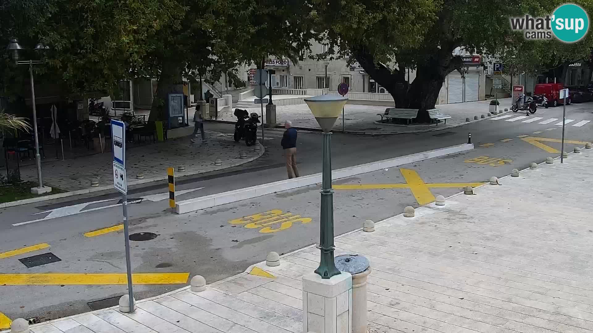 Seaside promenade in Baška Voda