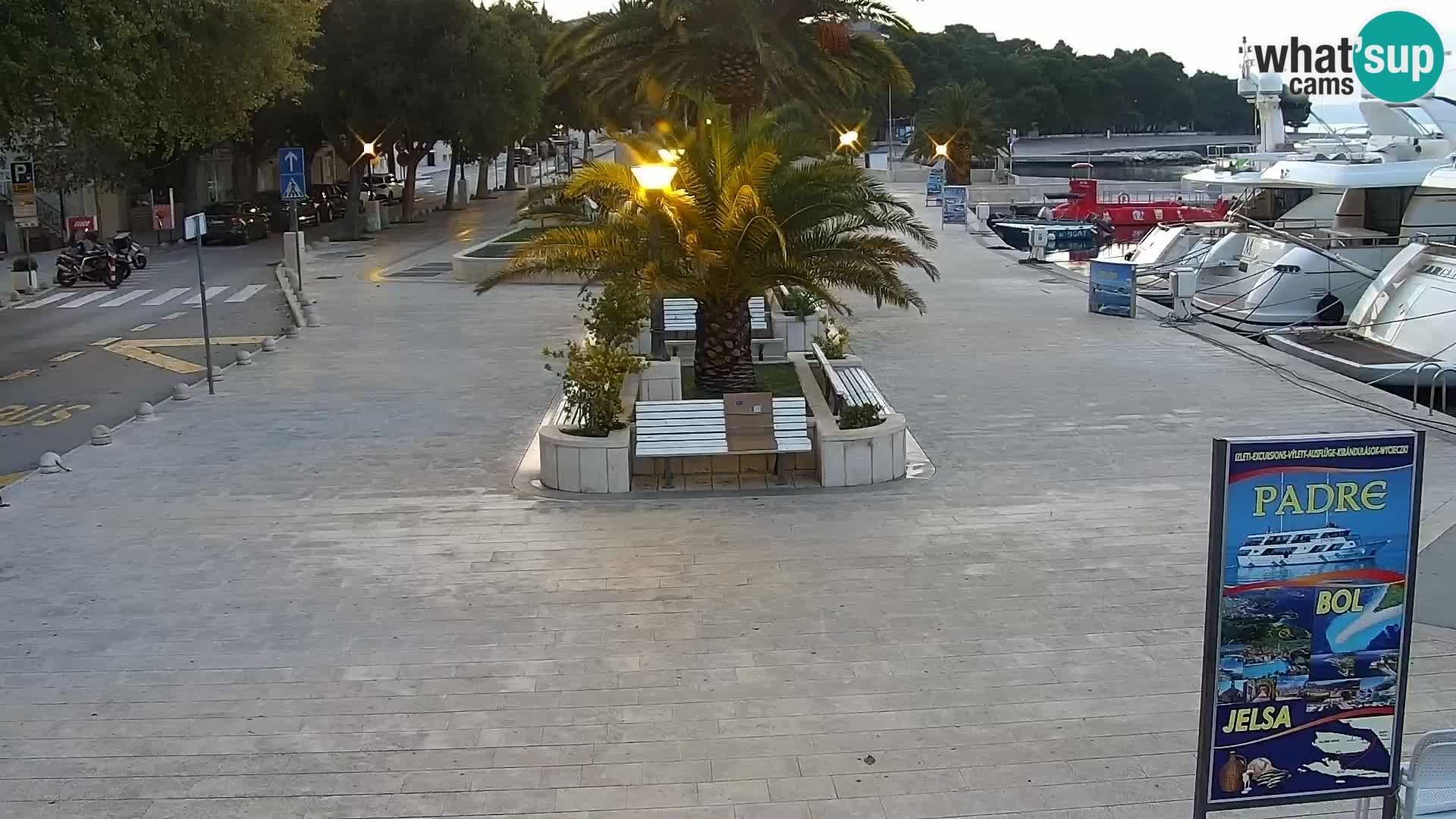 Seaside promenade in Baška Voda