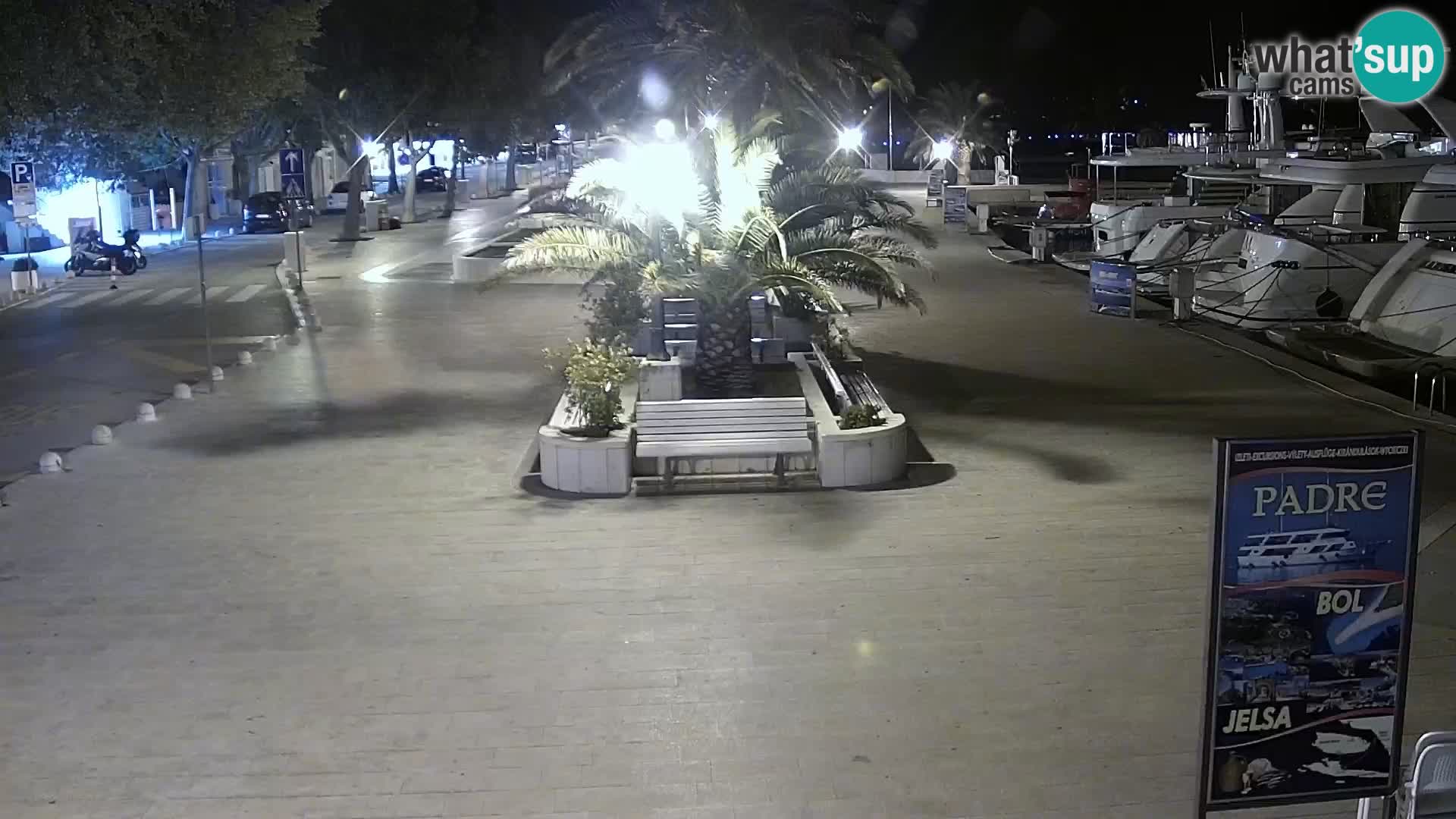 Seaside promenade in Baška Voda