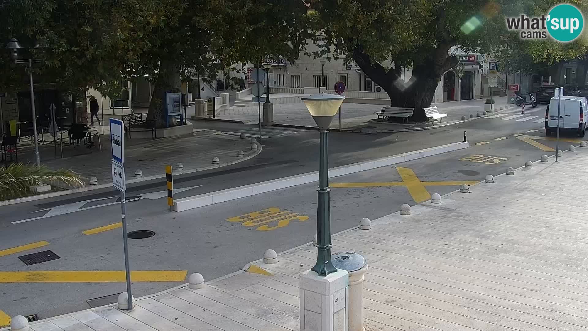 Seaside promenade in Baška Voda