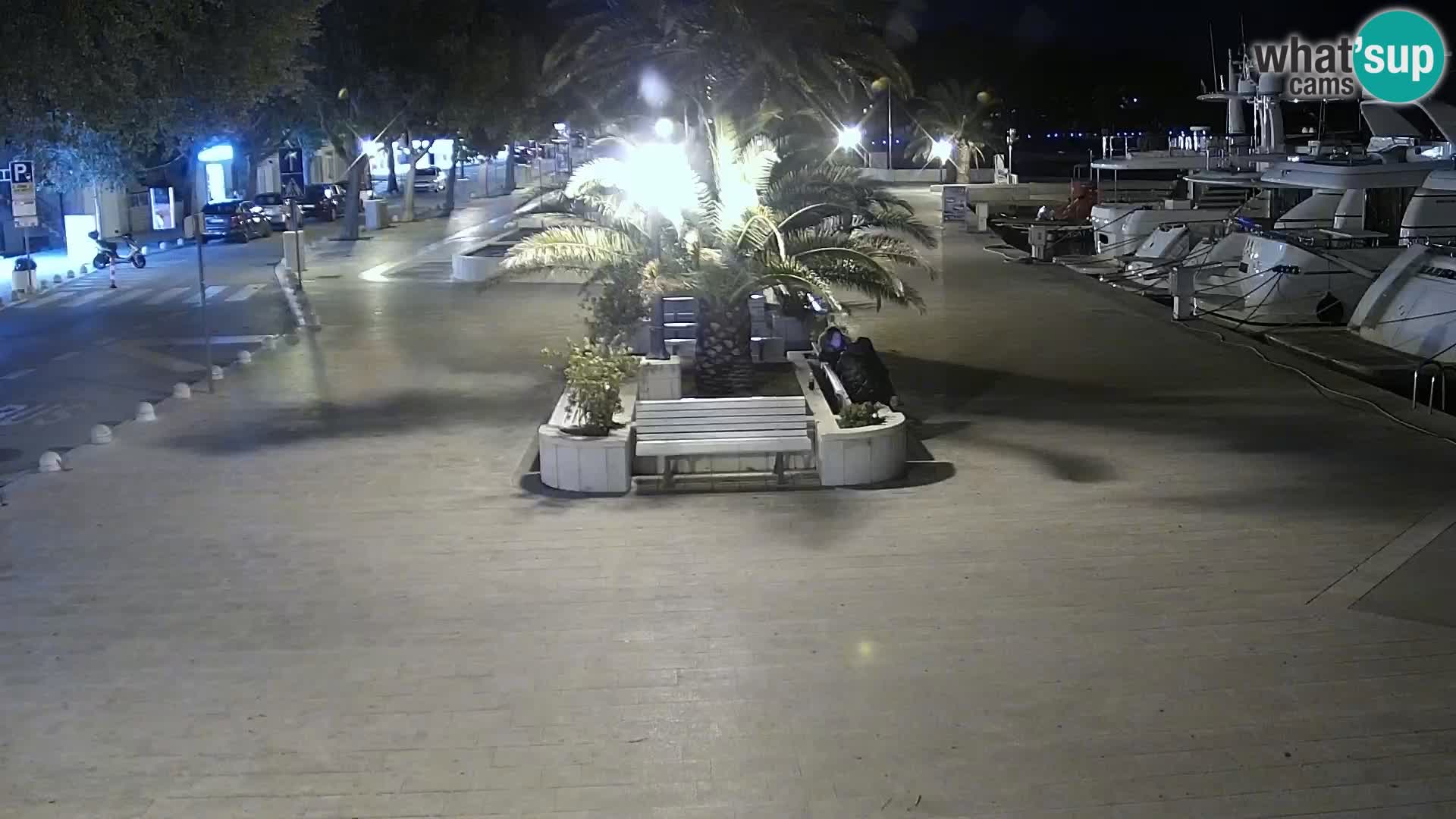 Seaside promenade in Baška Voda