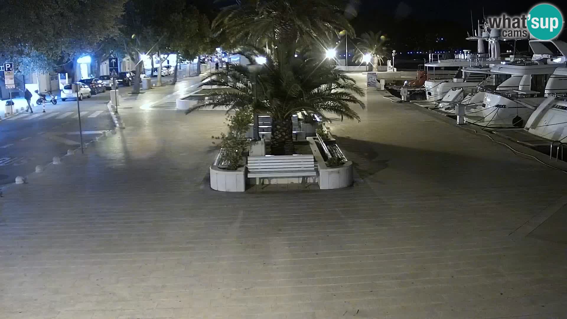 Seaside promenade in Baška Voda