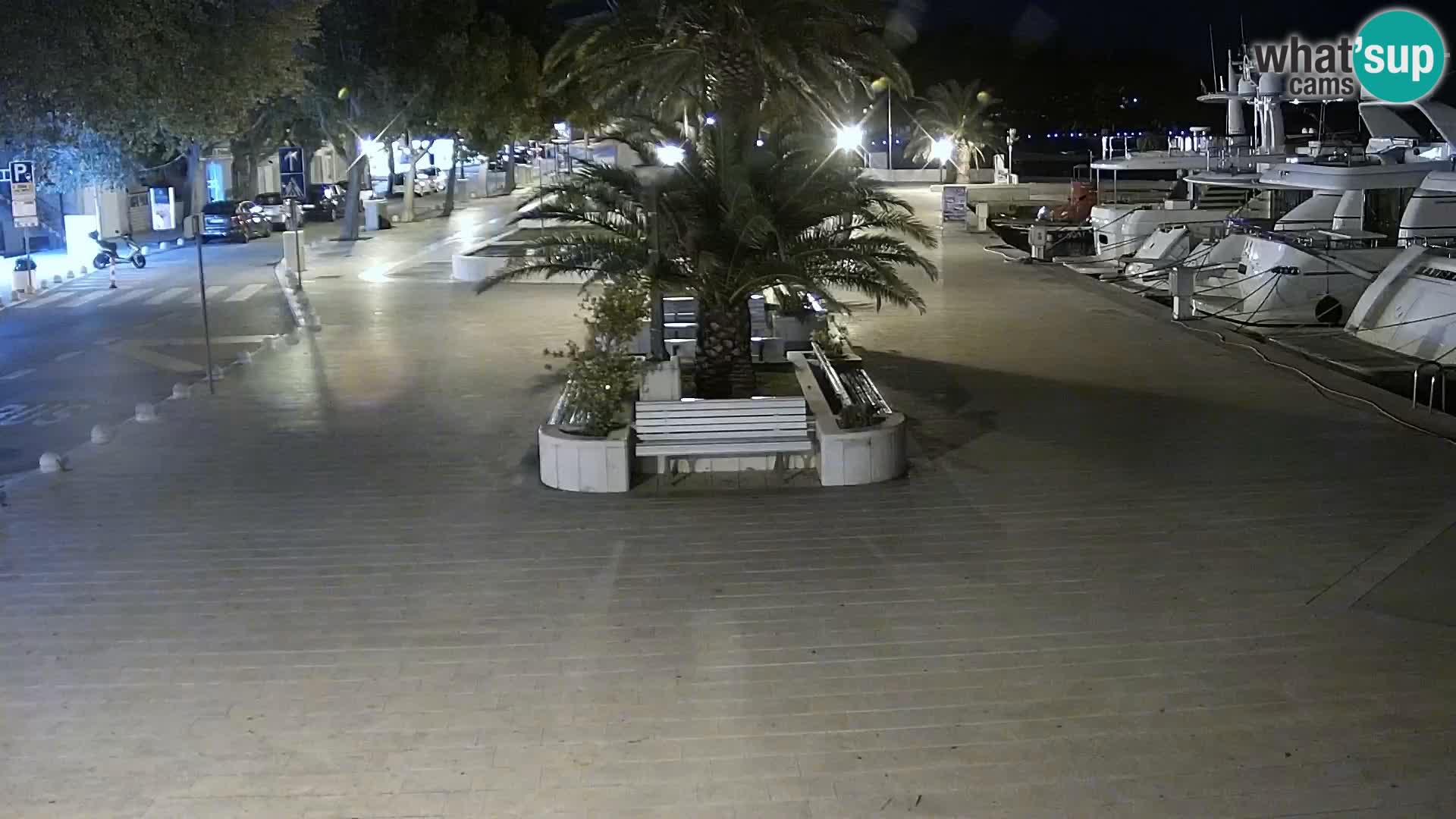 Seaside promenade in Baška Voda