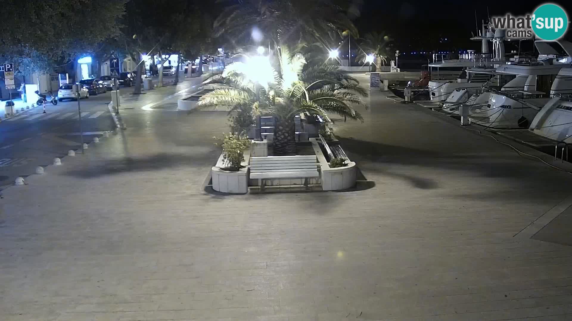 Seaside promenade in Baška Voda