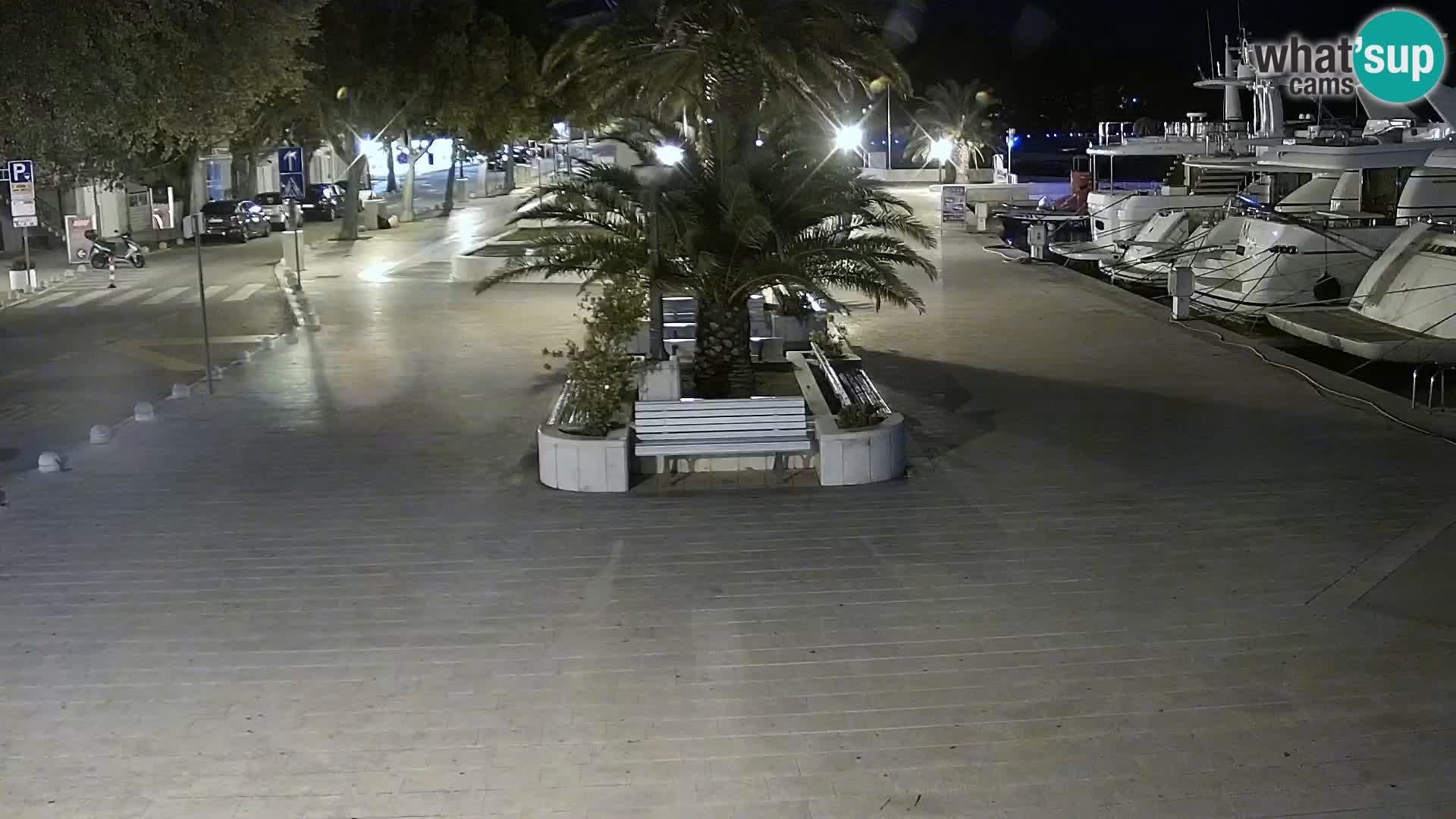 Seaside promenade in Baška Voda