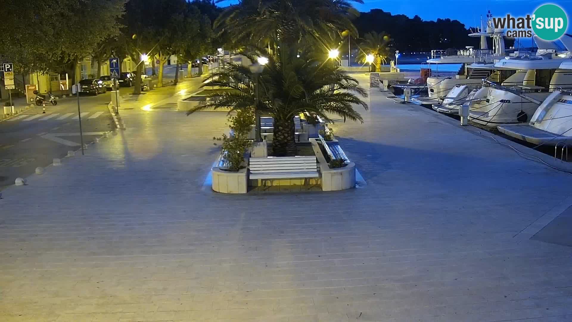 Seaside promenade in Baška Voda