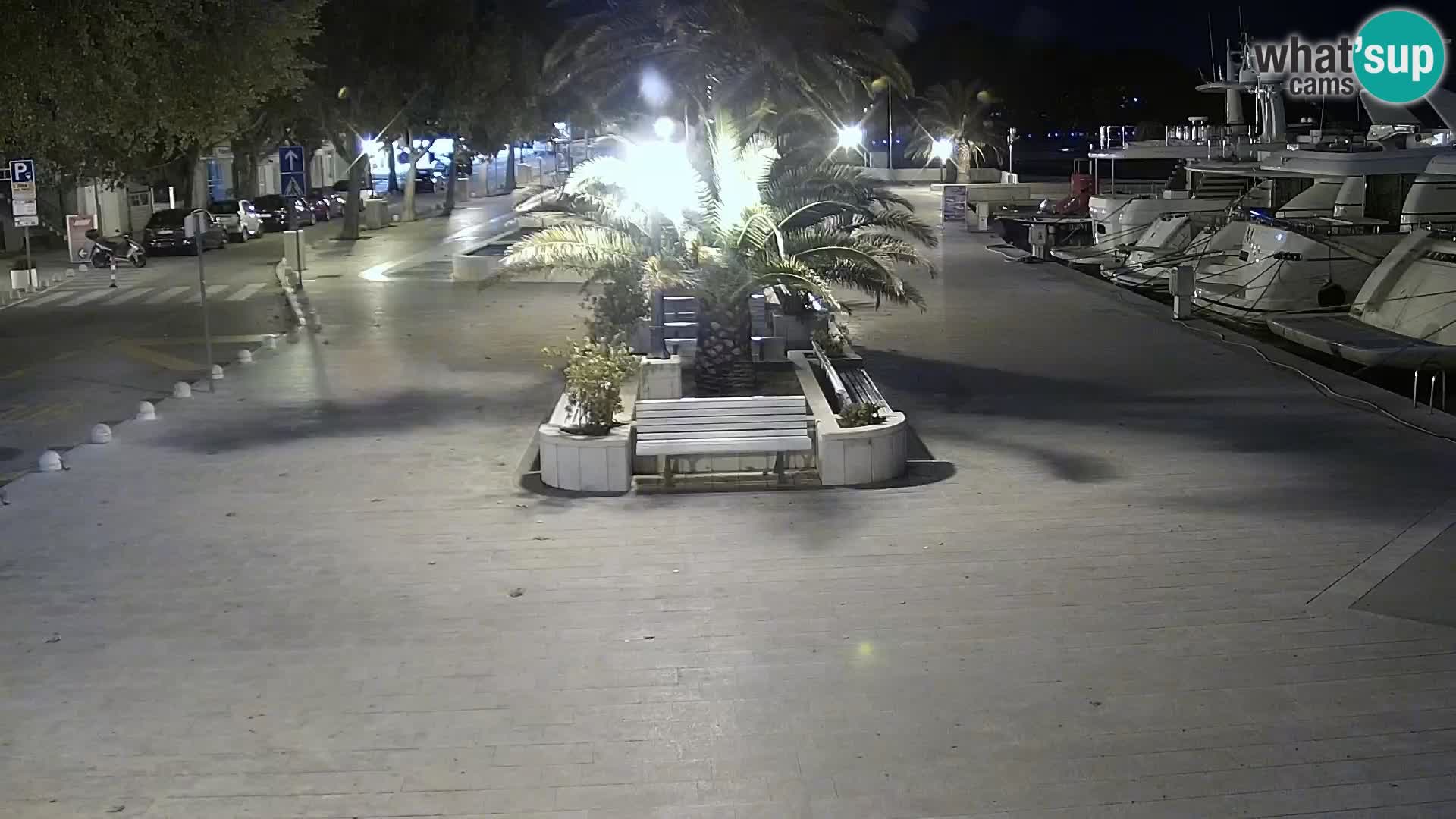 Seaside promenade in Baška Voda