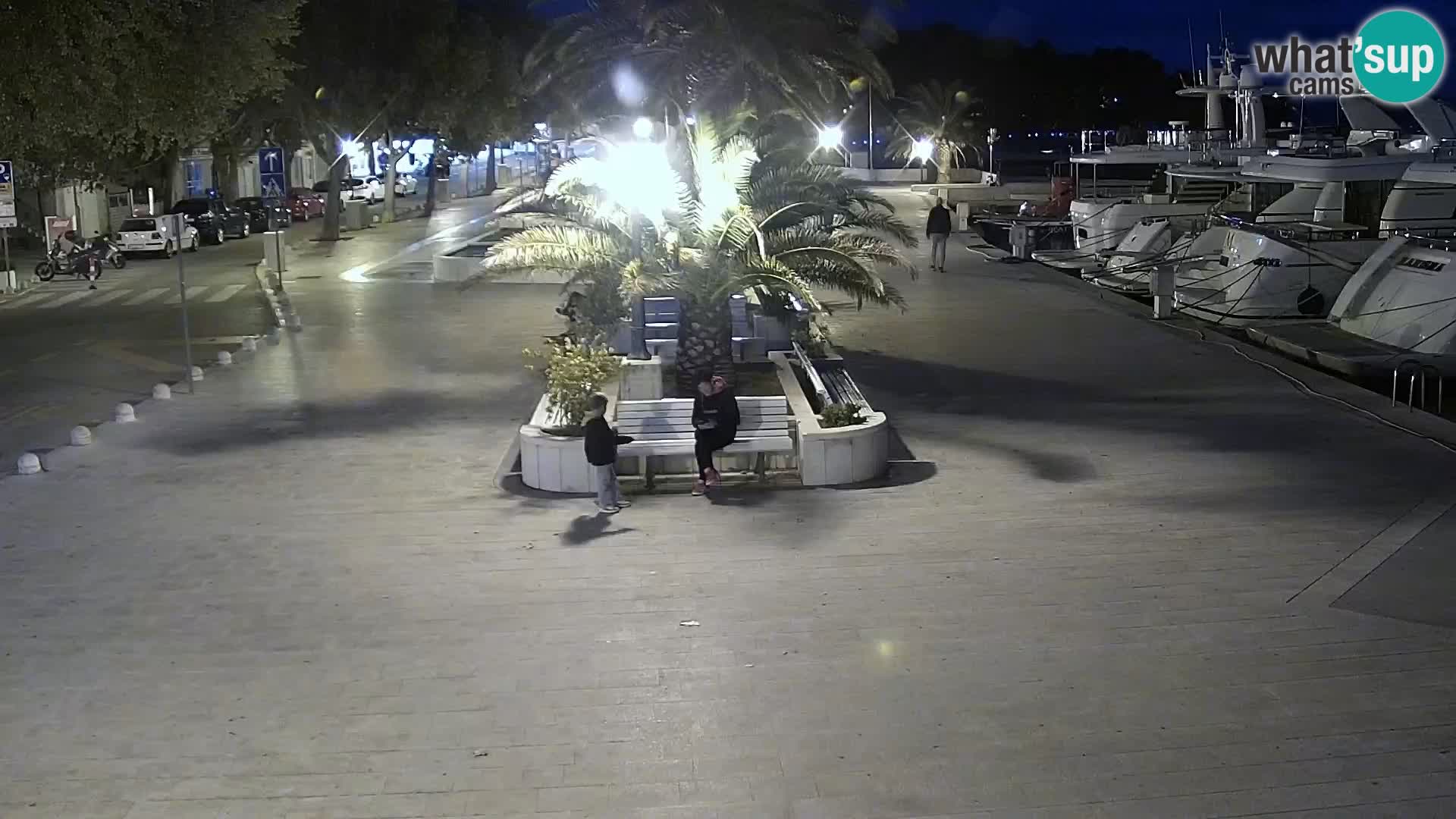 Baška Voda promenade webcam