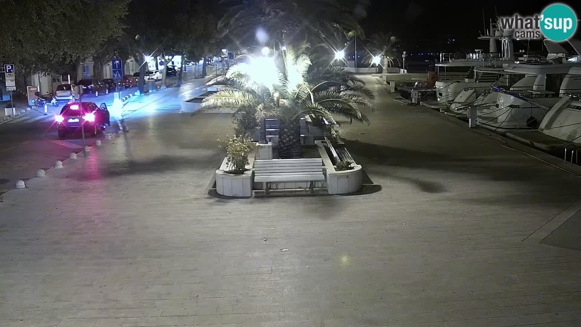 Seaside promenade in Baška Voda