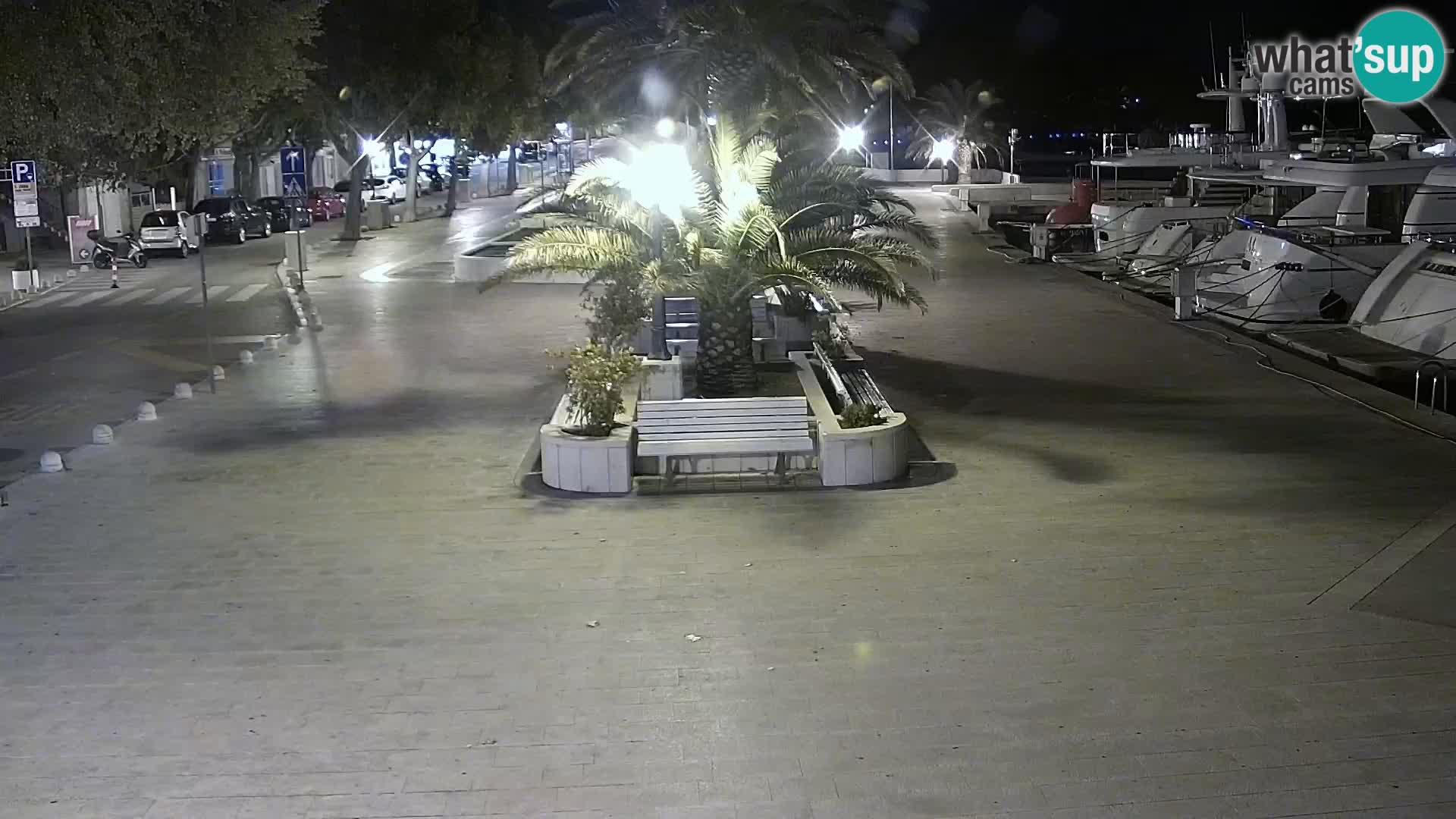 Seaside promenade in Baška Voda