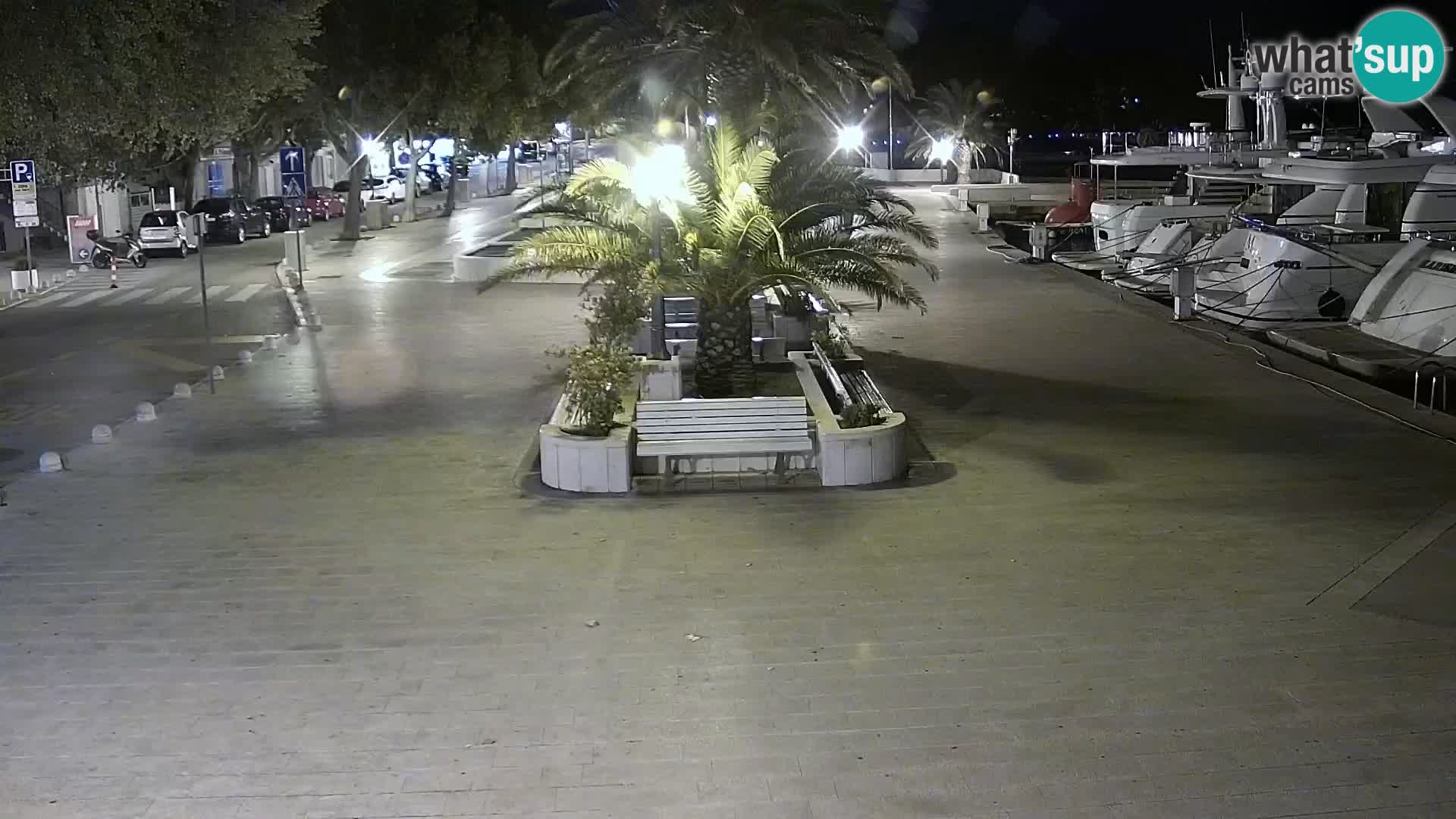 Baška Voda promenade webcam