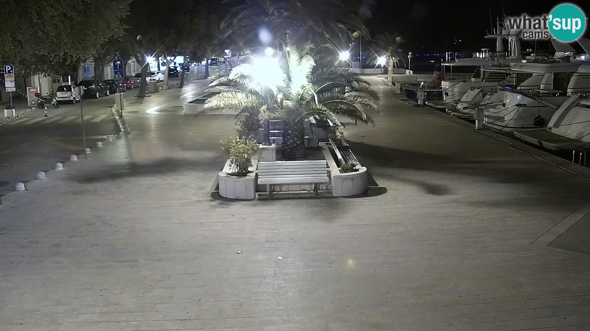 Baška Voda promenade webcam