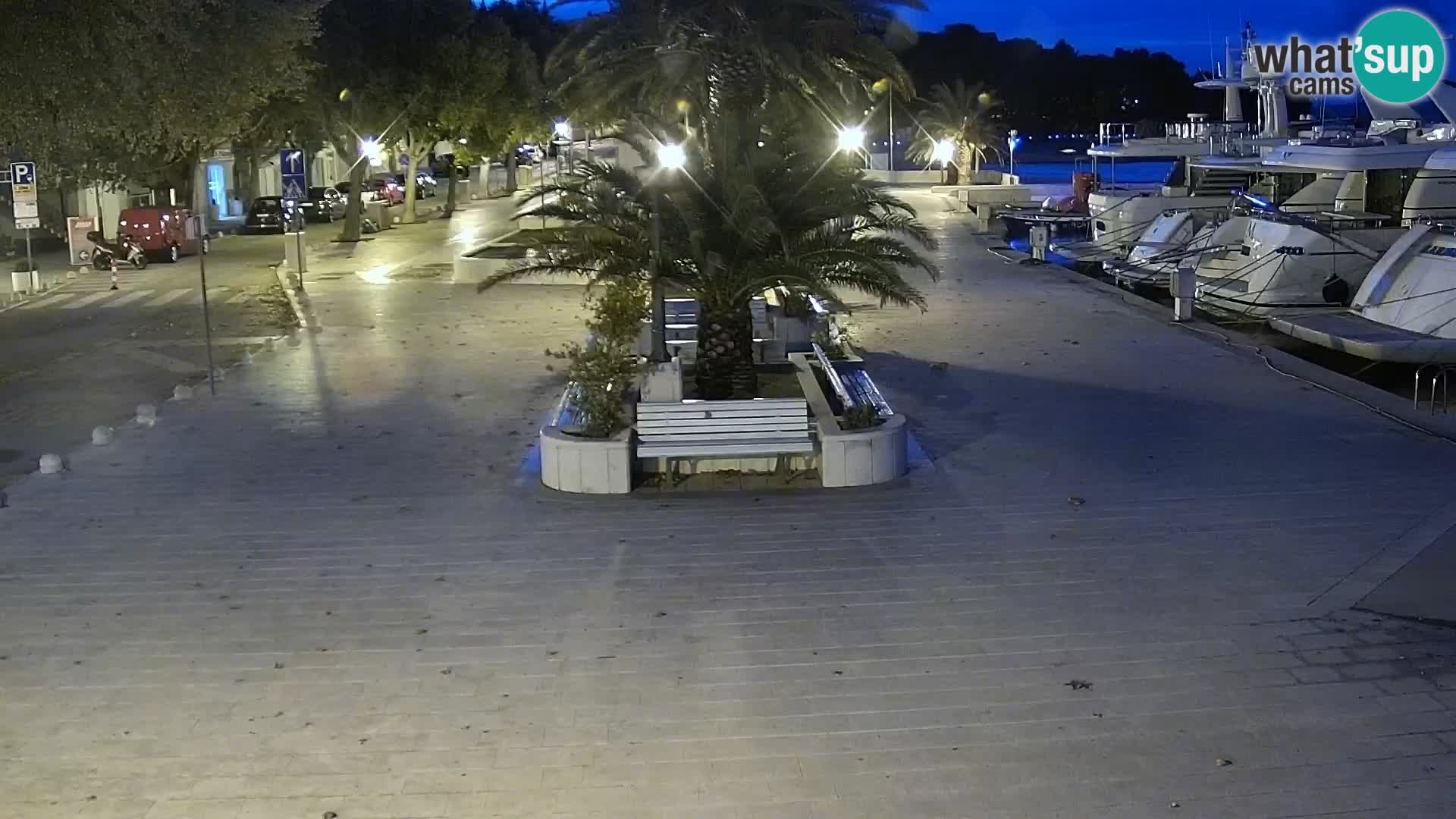 Seaside promenade in Baška Voda