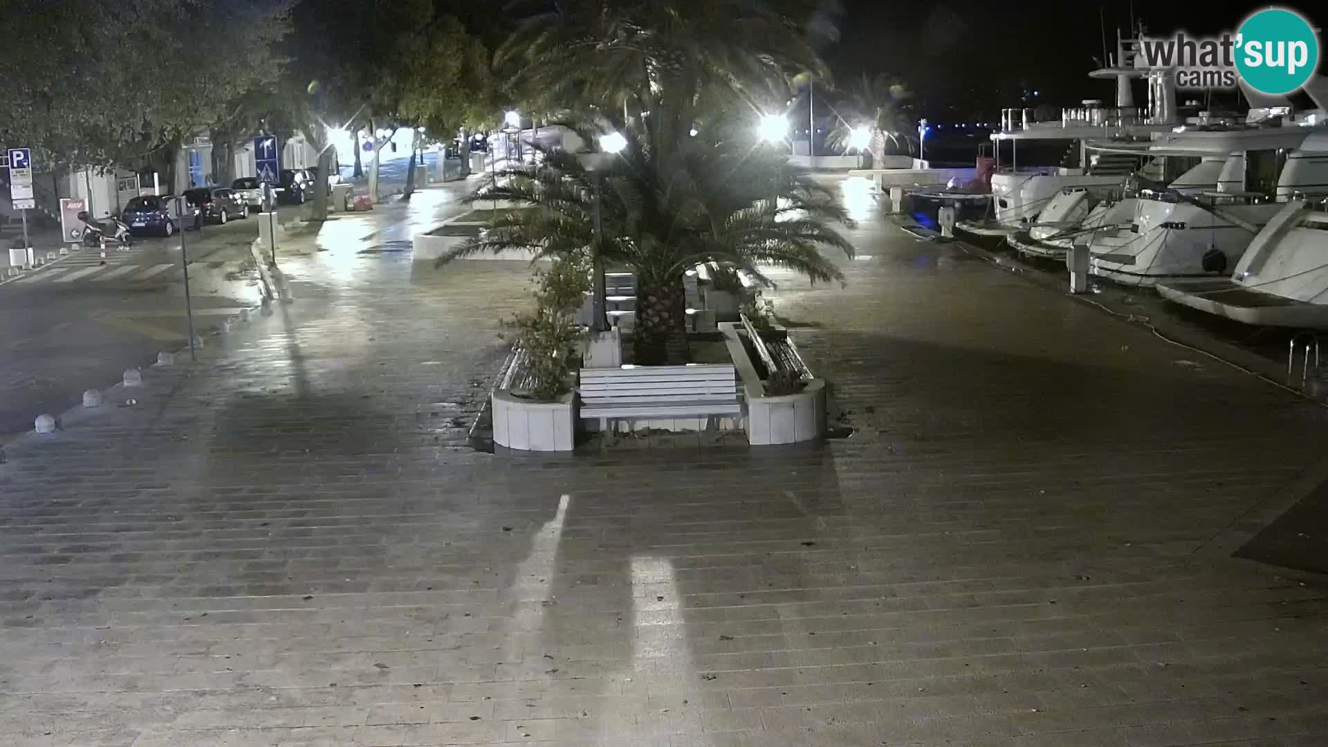 Seaside promenade in Baška Voda