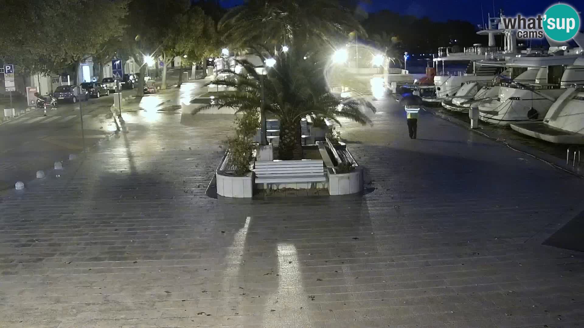 Seaside promenade in Baška Voda