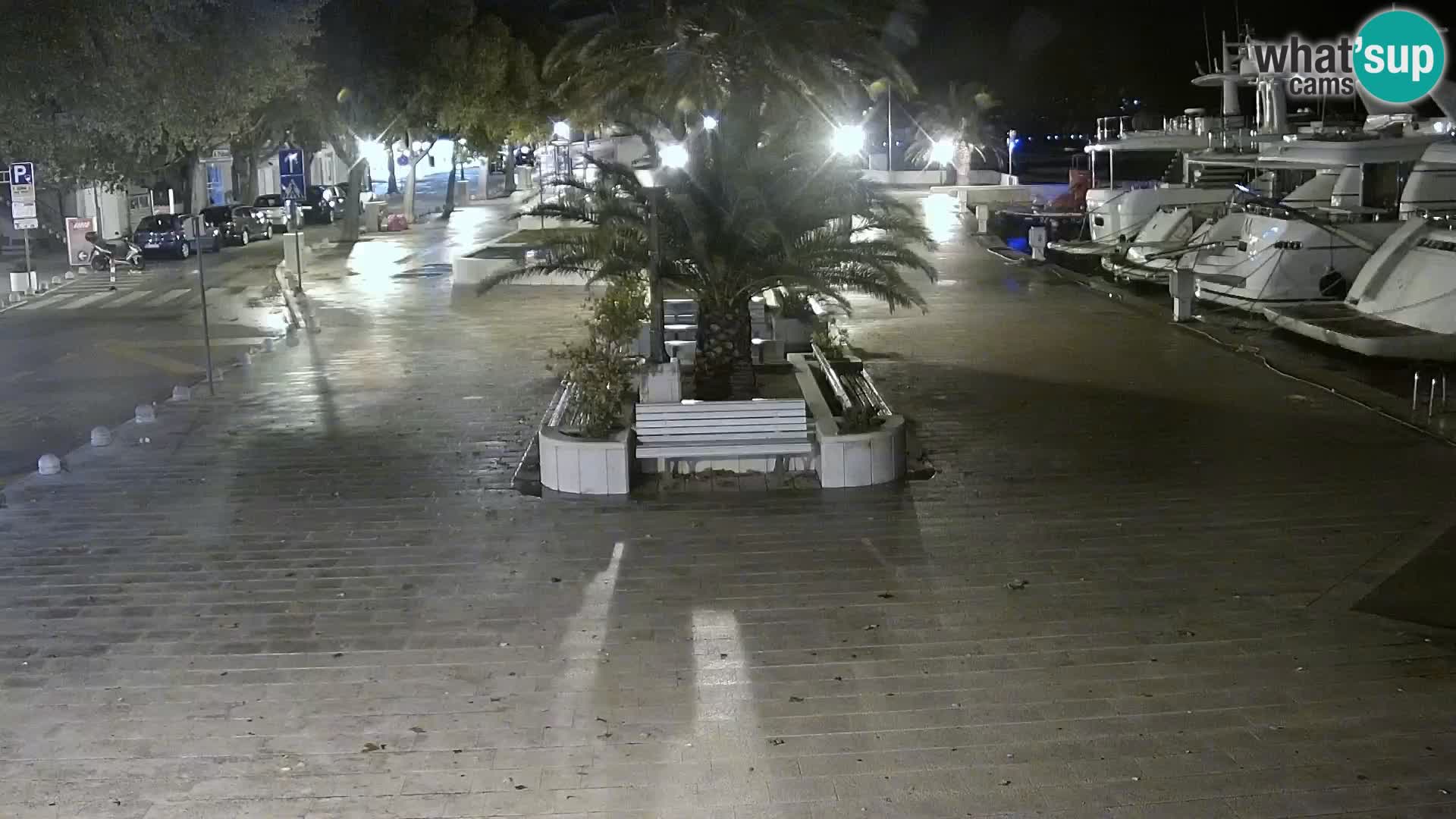 Seaside promenade in Baška Voda