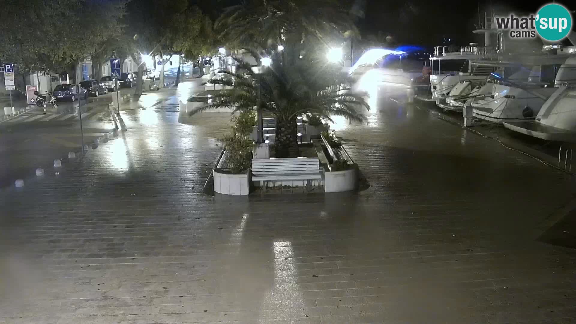 Seaside promenade in Baška Voda