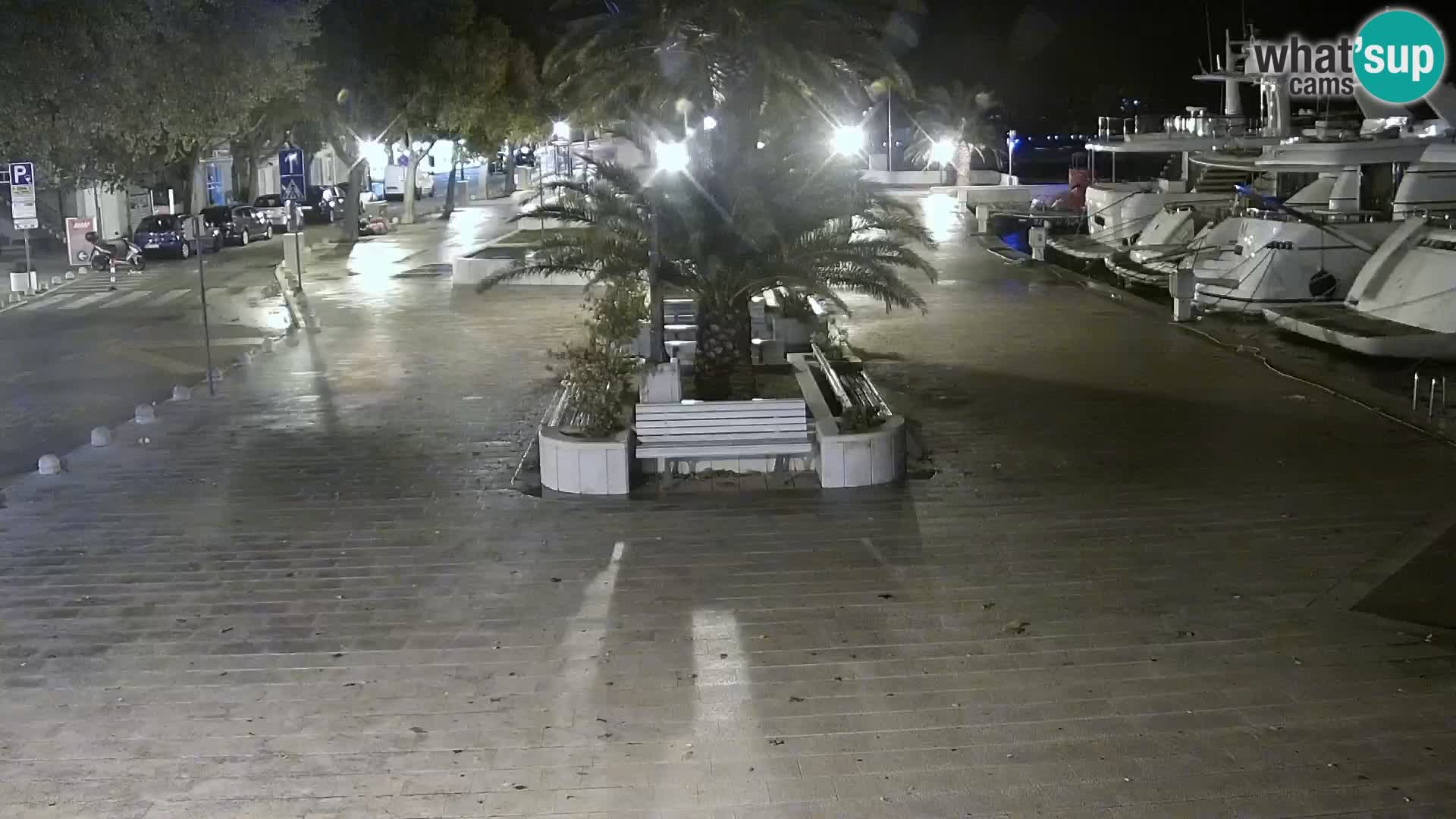 Seaside promenade in Baška Voda