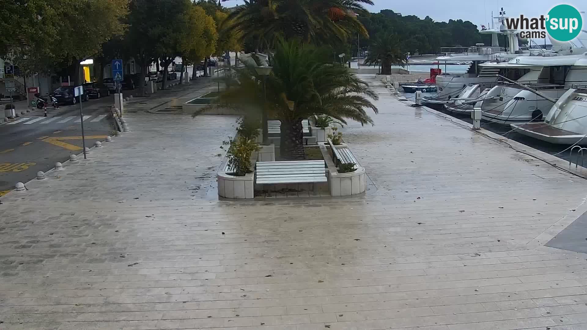 Seaside promenade in Baška Voda