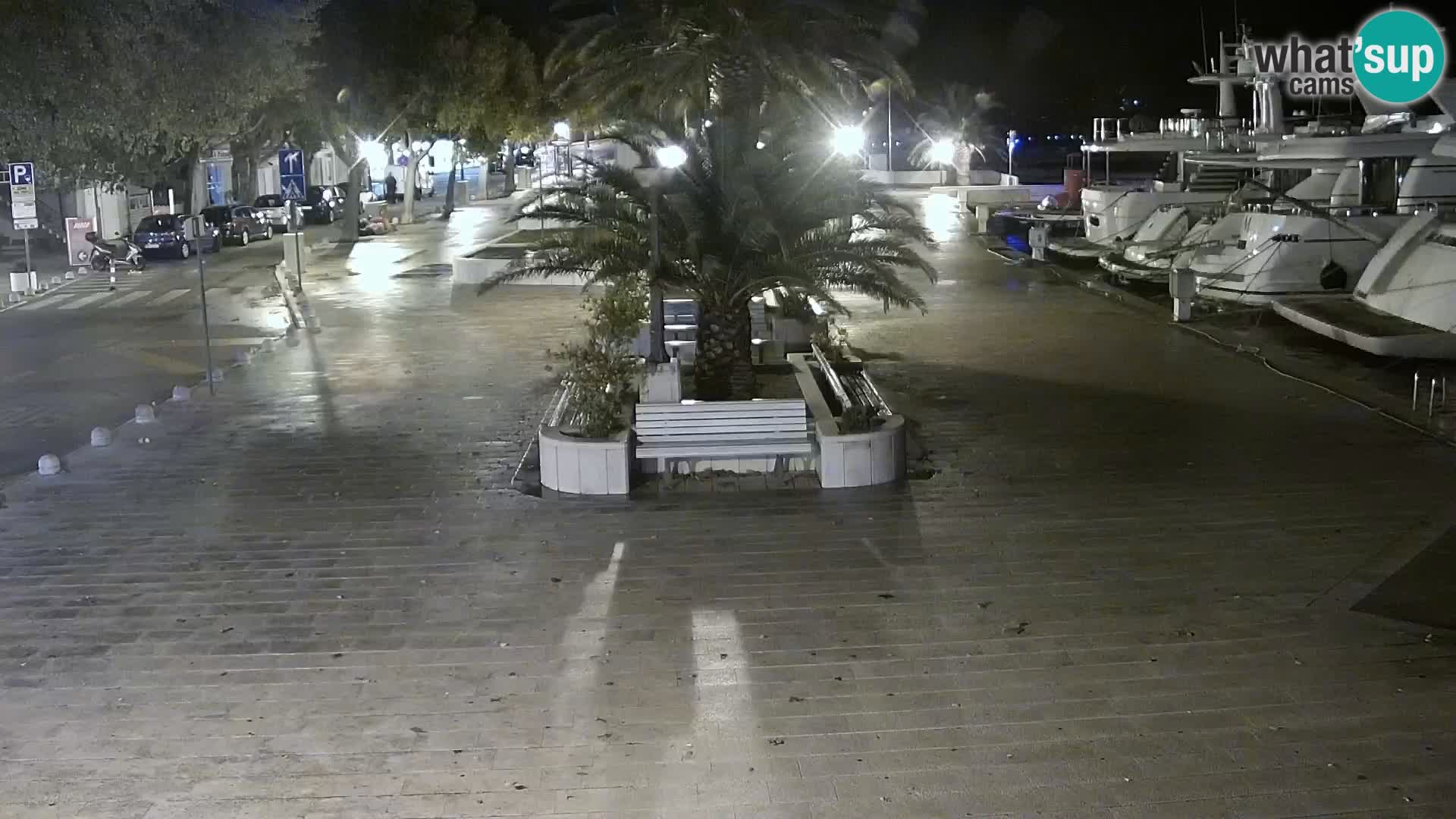 Seaside promenade in Baška Voda