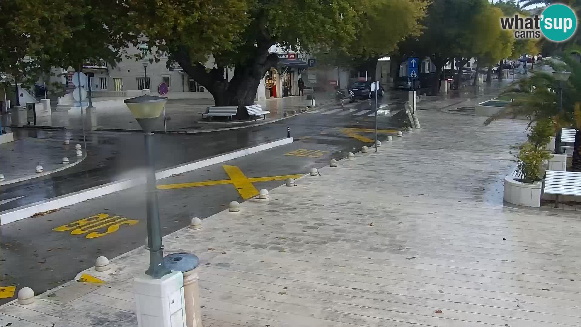 Seaside promenade in Baška Voda