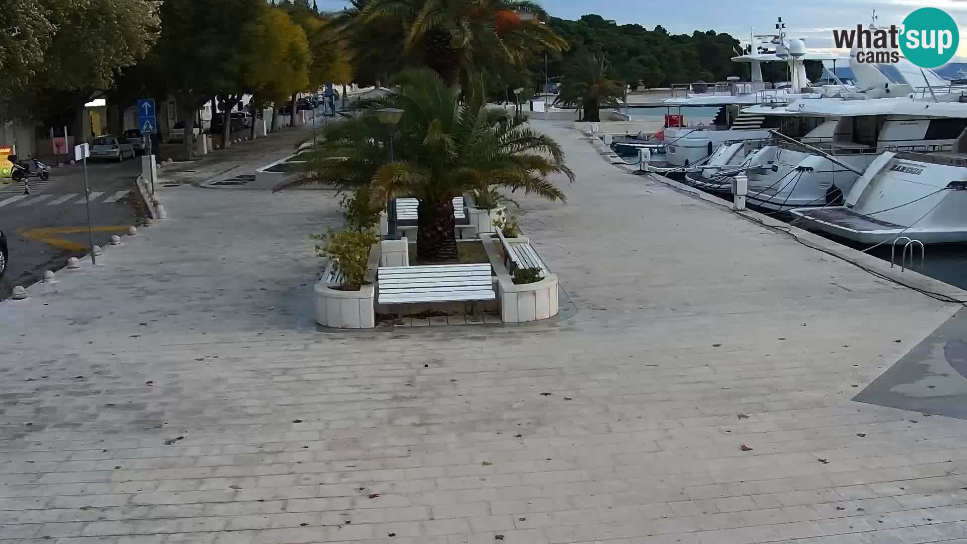 Seaside promenade in Baška Voda