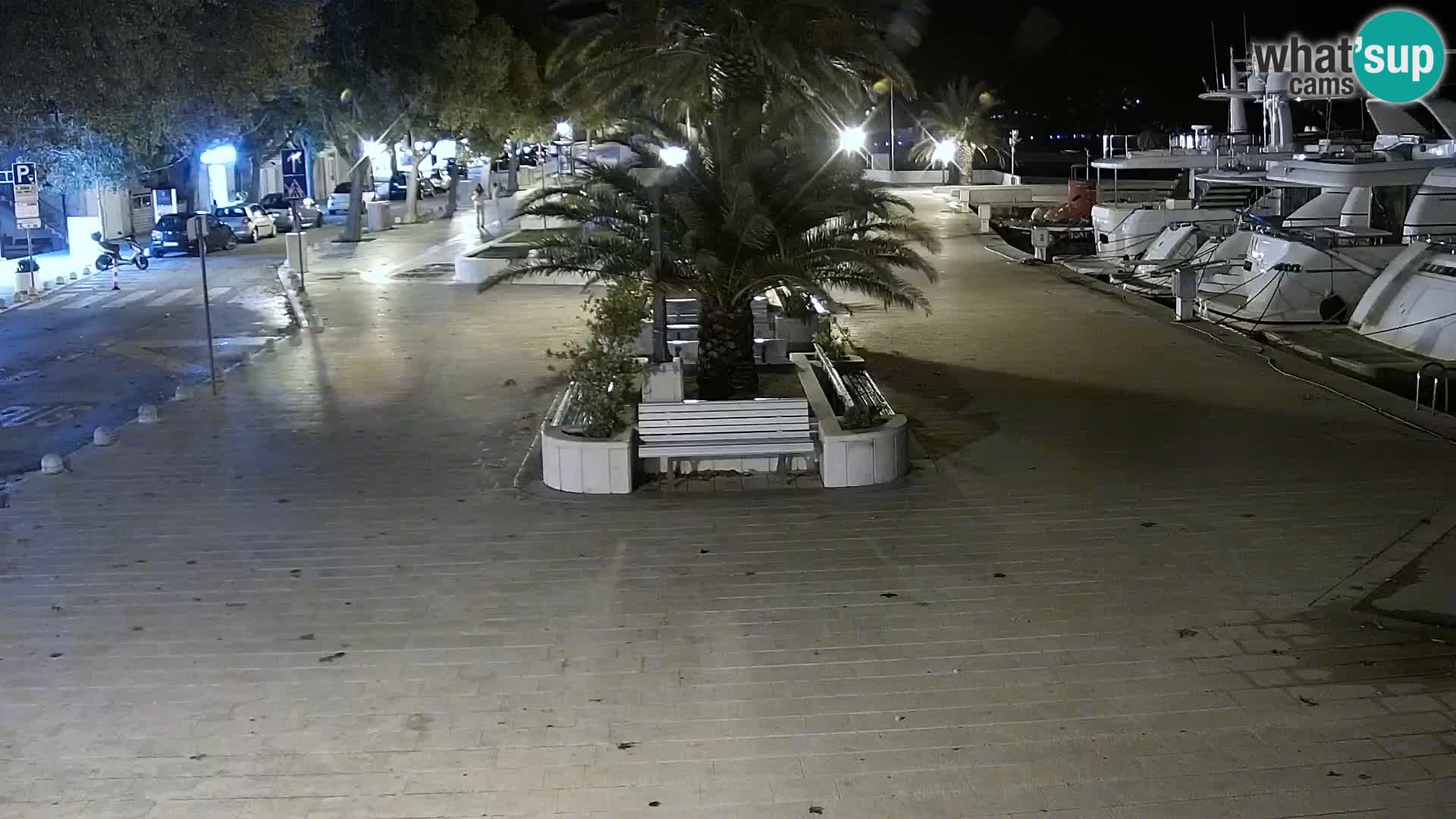 Seaside promenade in Baška Voda